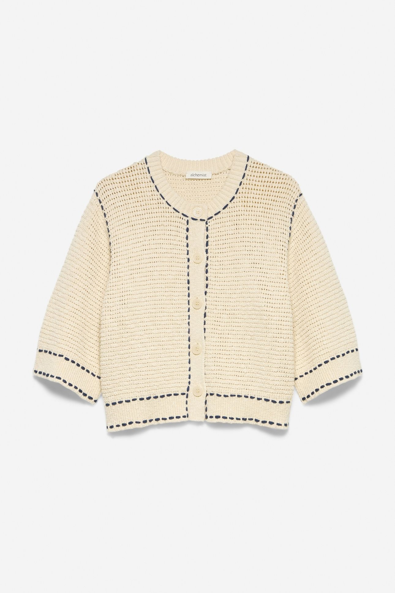 CARDIGAN CAROLINE WOOL WHITE 3