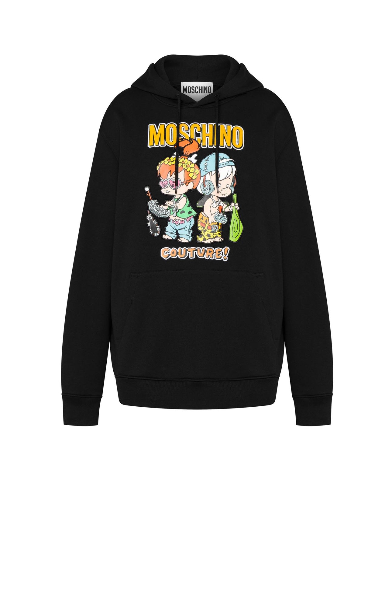 MOSCHINO X THE FLINTSTONES™ HOODIE BLACK 3