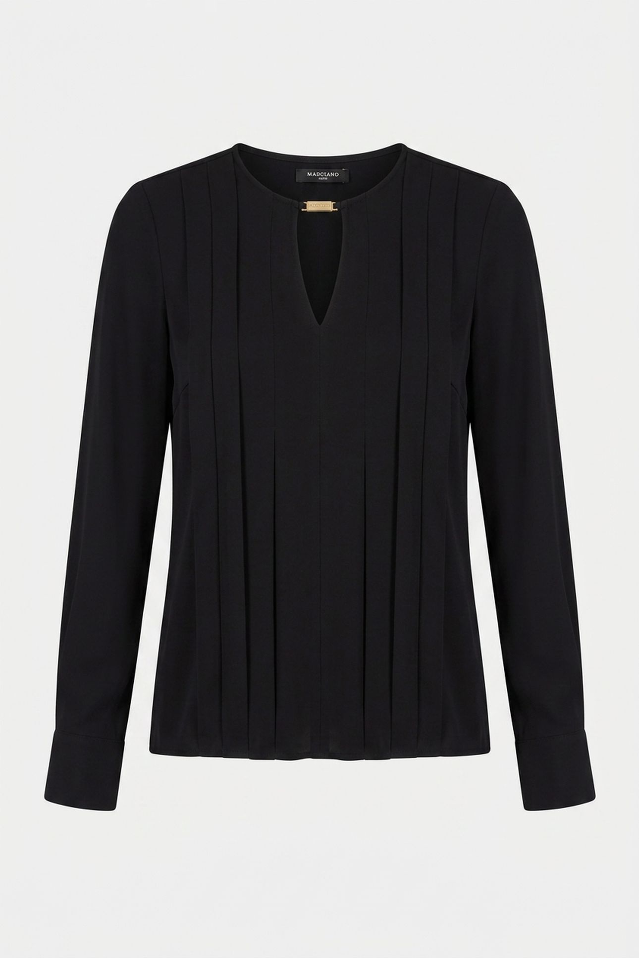 ANITA V NECK LS BLOU JET BLACK A996 3