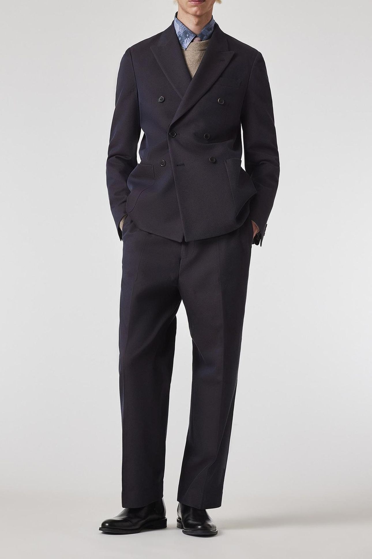 MENS TROUSER NAVY 3