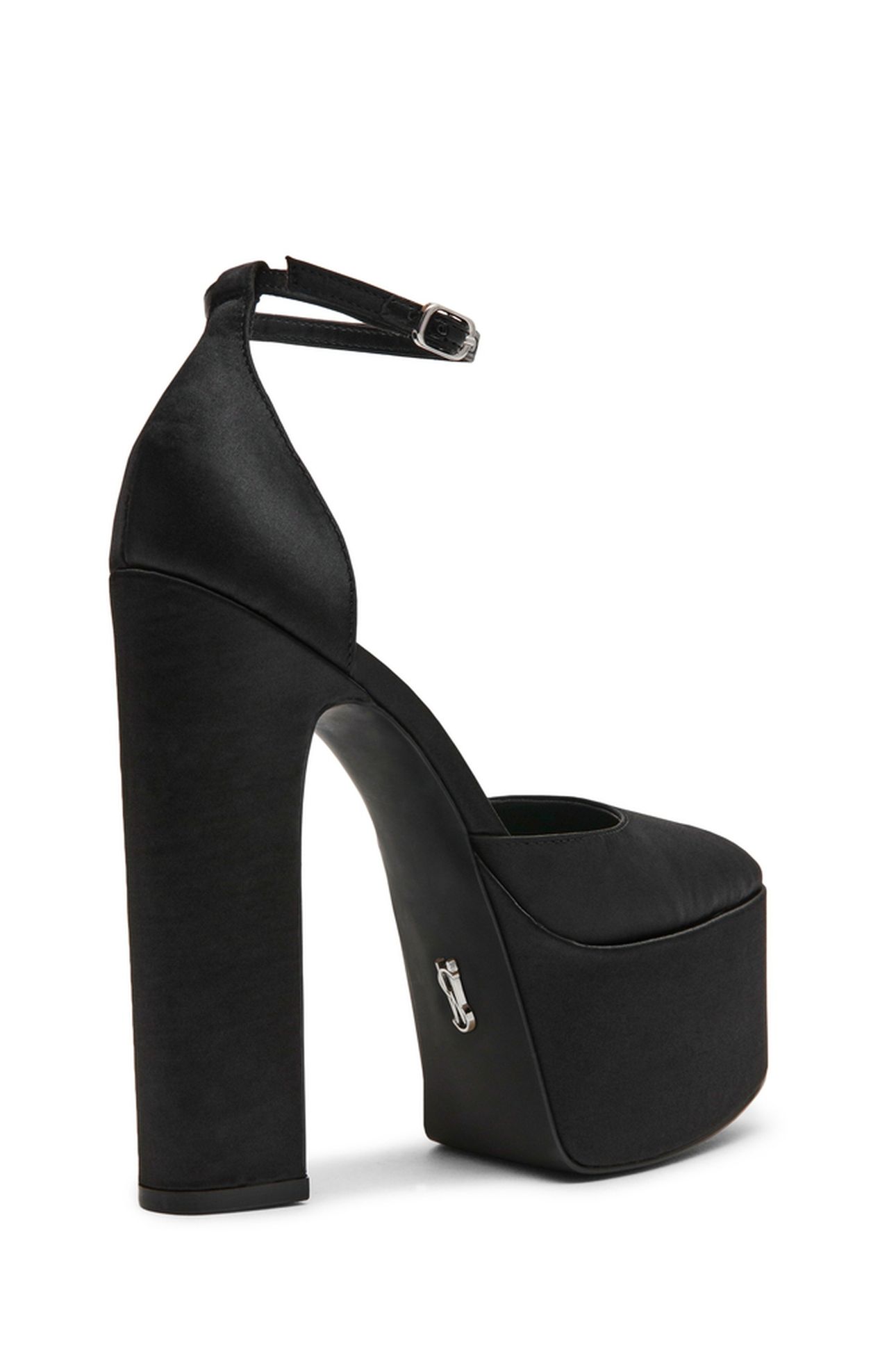 SELESTINE PUMPS BLACK SATIN 3