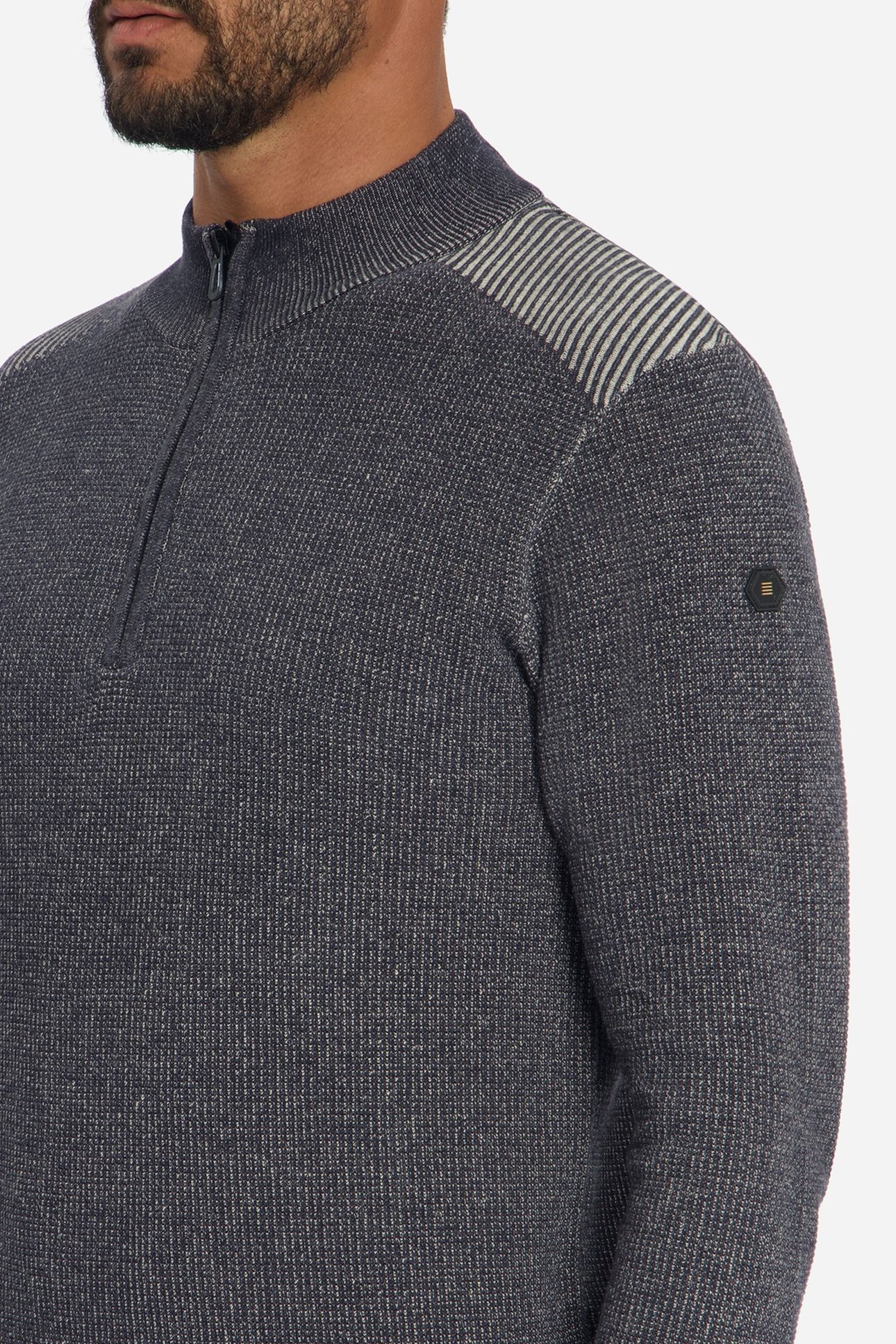 PULLOVER HALF ZIP PLATED DARK NIGHT 7