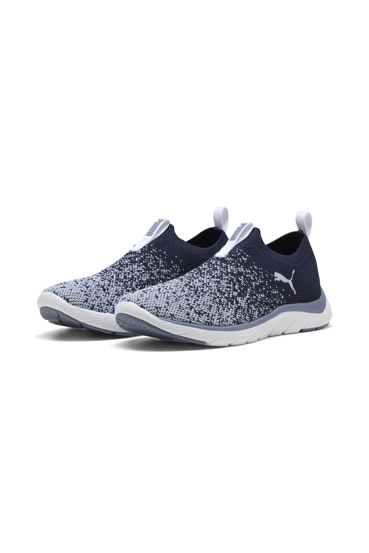 SOFTRIDE REMI SLIP-ON KNIT NAVY-SNOW MOUNTAIN BLUE-GRAY SKY 3