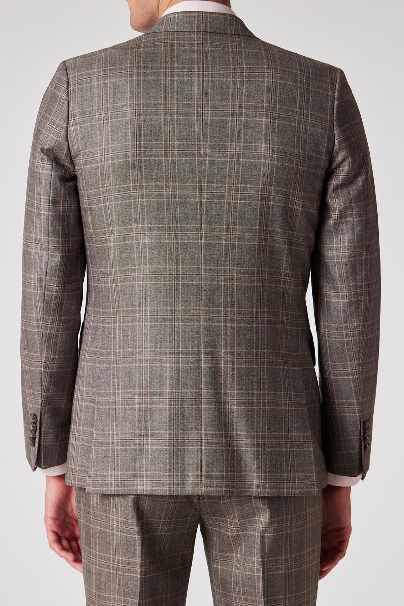 MENS TAILORED FIT 2 BUTTON SUIT CAMEL 2