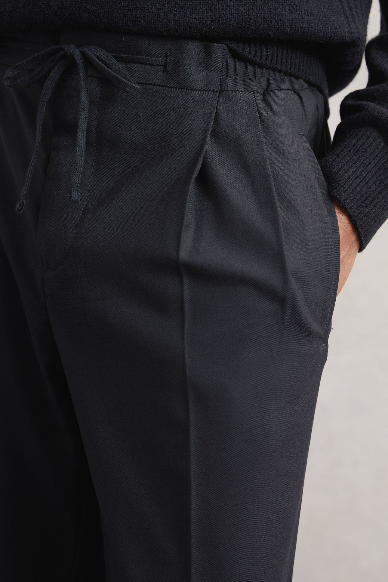 RELAXED TWILL TROUSER NAVY 6