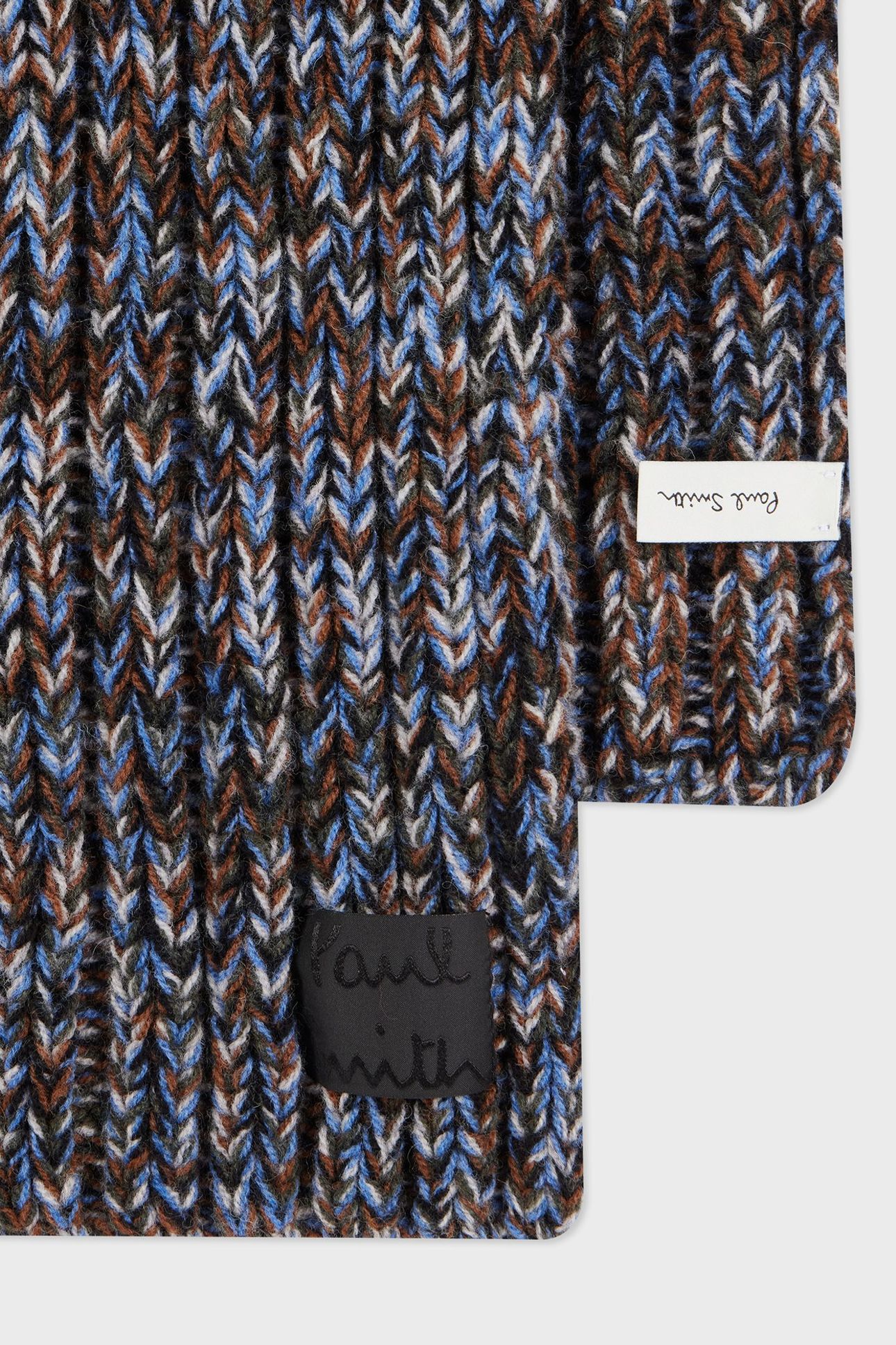 MEN SCARF CHUNKY TWISTED SLATE 2
