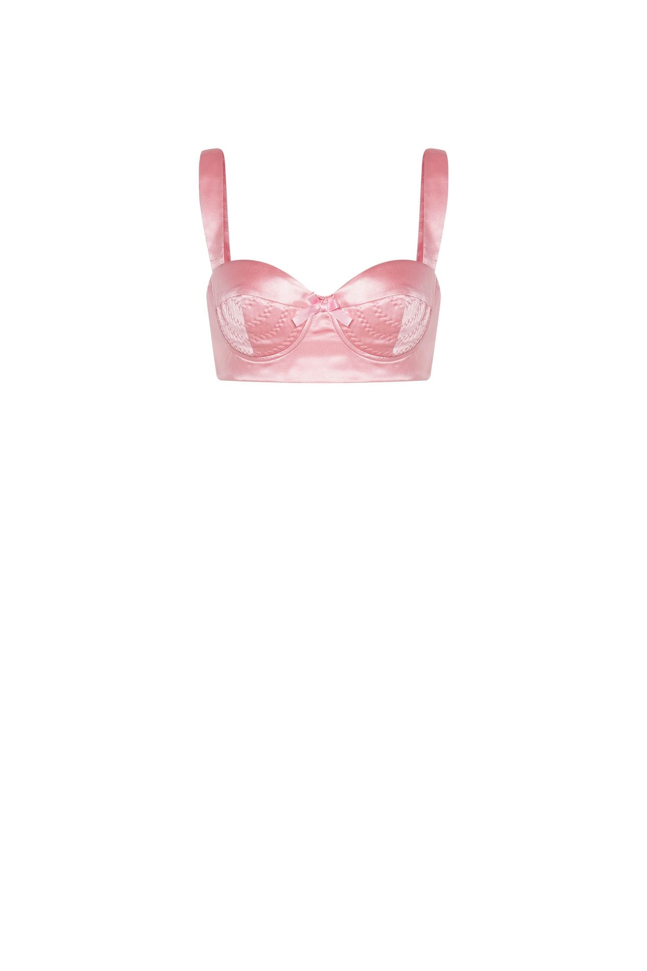 SATIN BRALETTE PINK 3