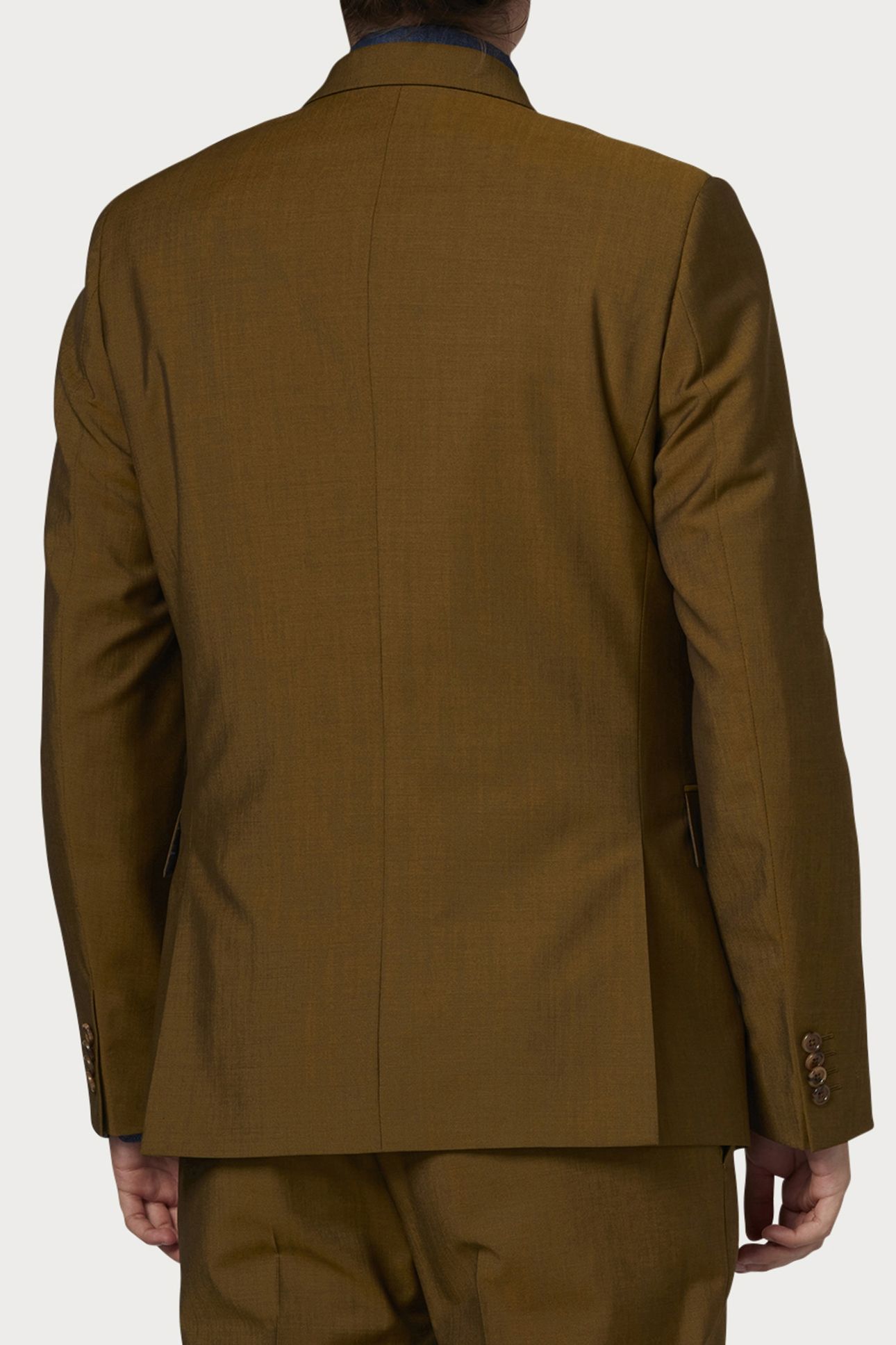 MENS TAILORED FIT 2 BUTTON SUIT GOLDEN YELLOW 2