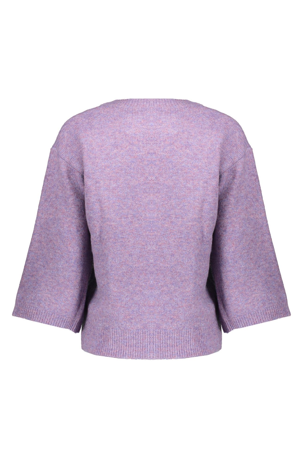 CARDIGAN V-NECK 3/4 SLEEVES LILAC 2