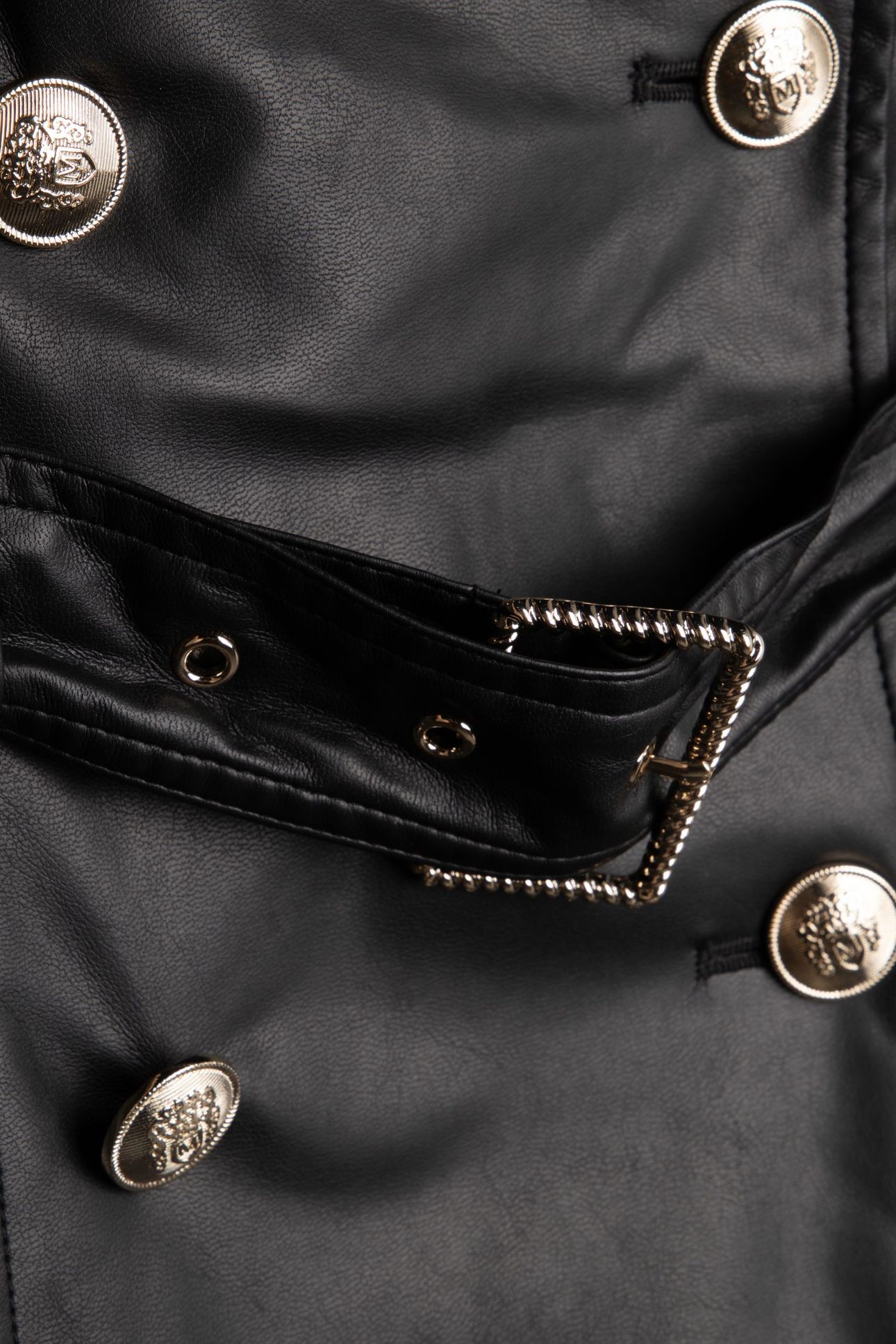CAMILLE TRENCH JET BLACK A996 4