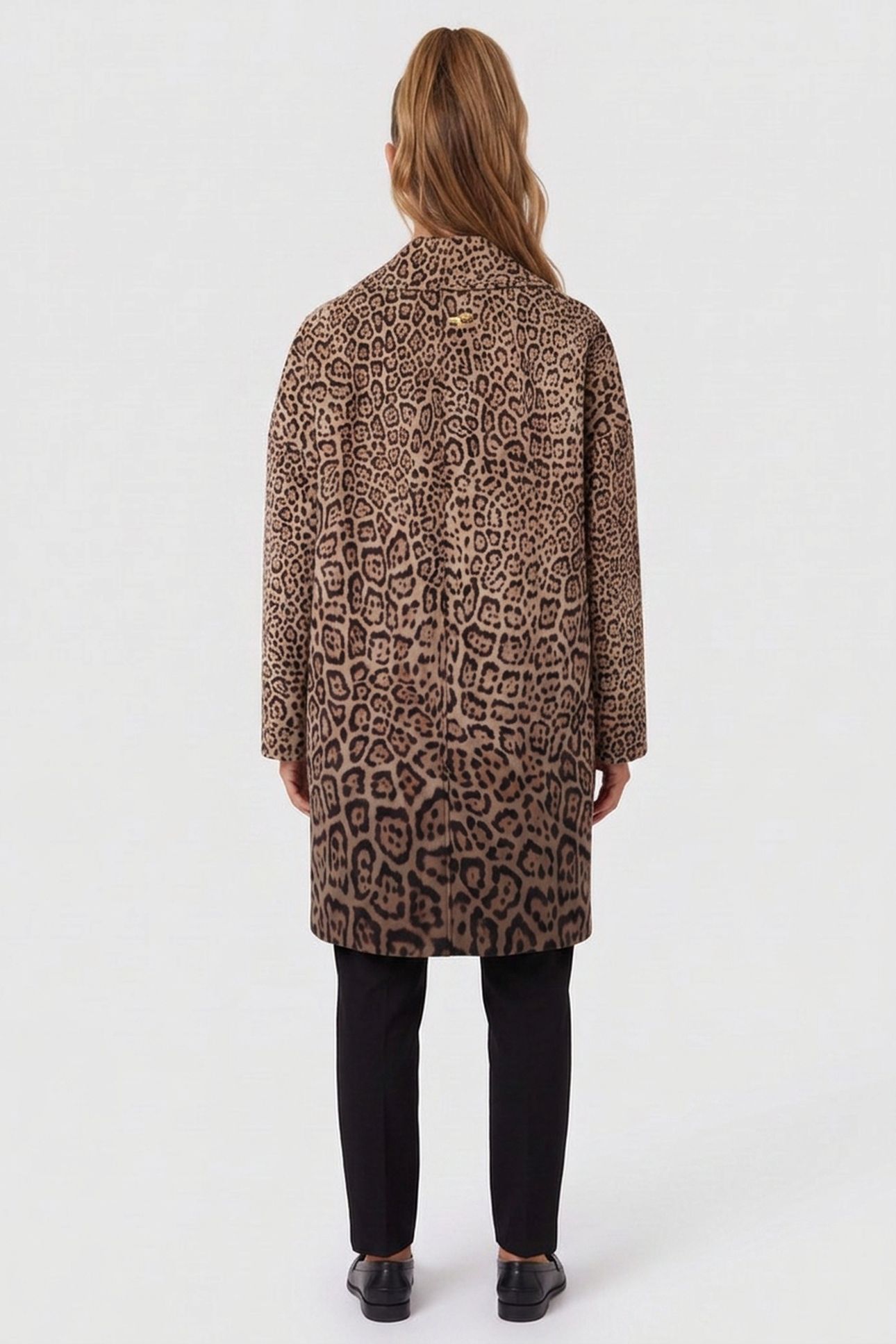 MINA DOUBLE BREASTED CHARMING LEOPARD DEG 2