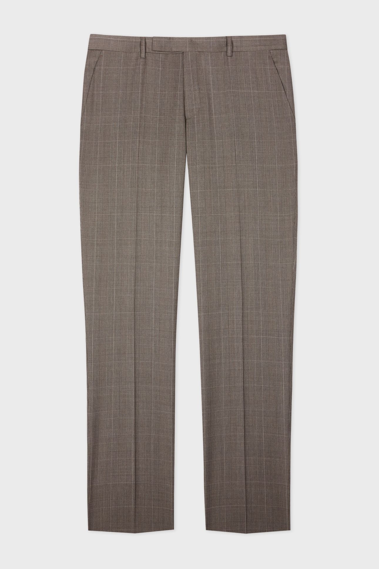 MENS TAILORED FIT 2 BUTTON SUIT BROWN 2