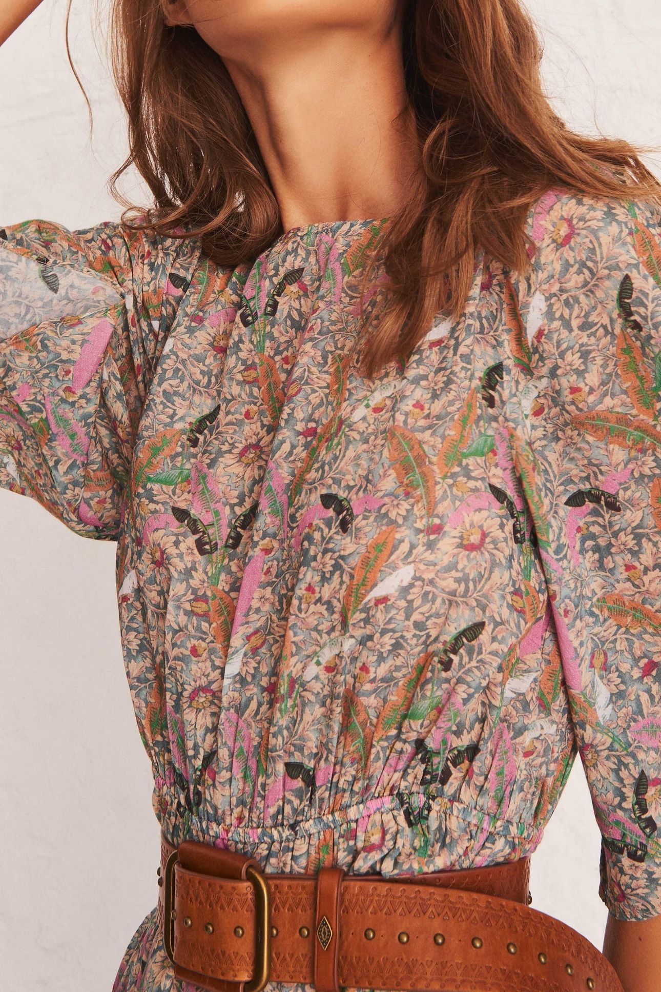 MID-LENGTH DRESS ECRU 3