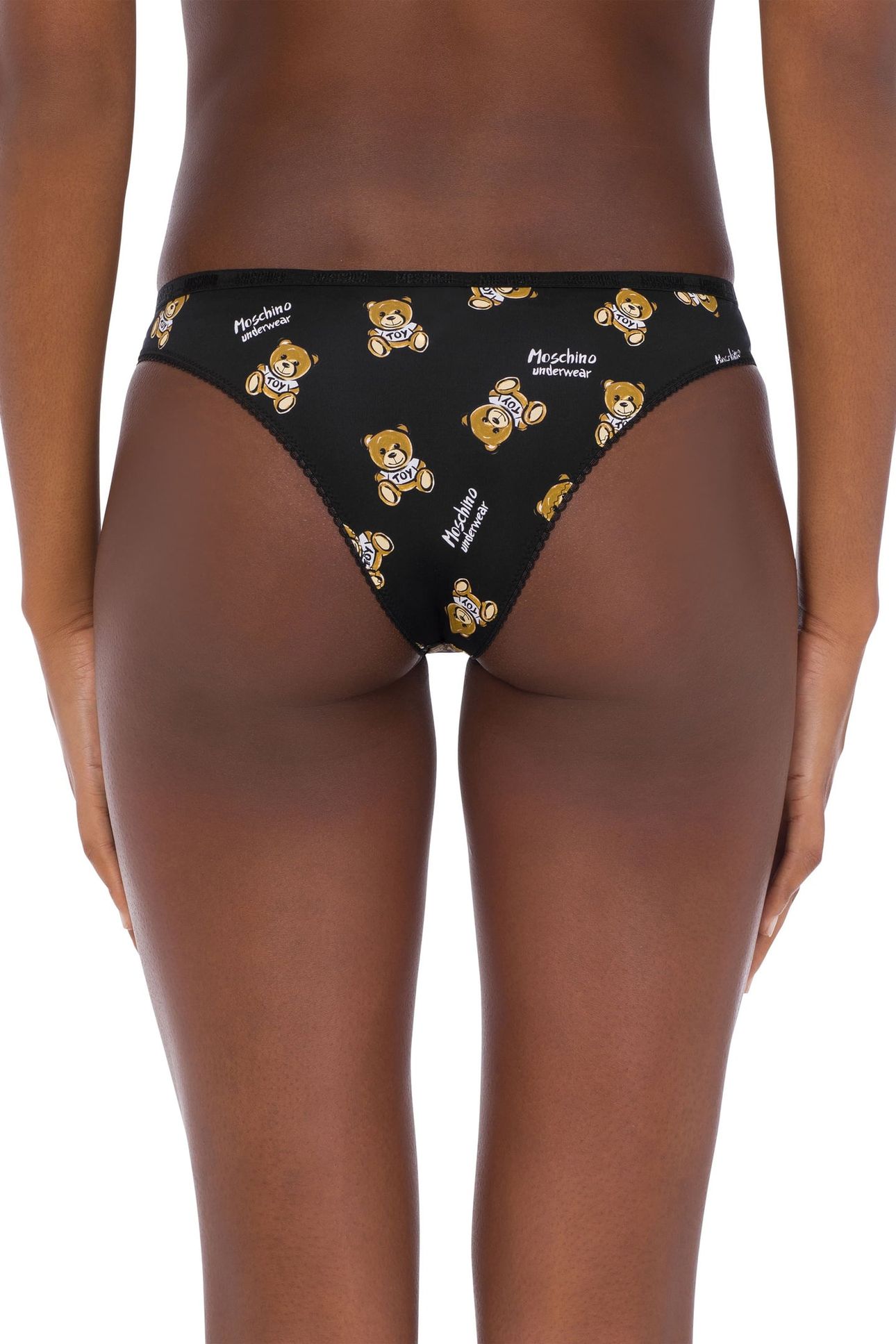 SET OF 3 PATTERNED BRIEFS BLACK 6