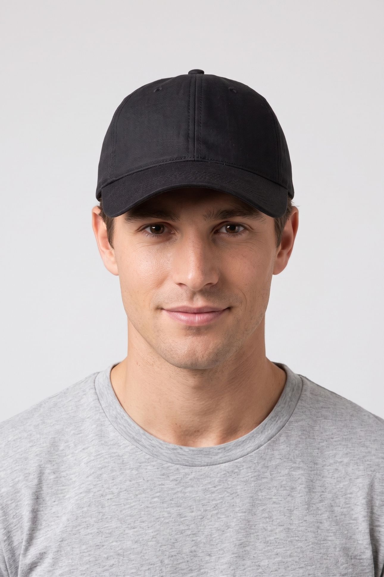 LUNA LIGHT LINEN CAP BLACK 1