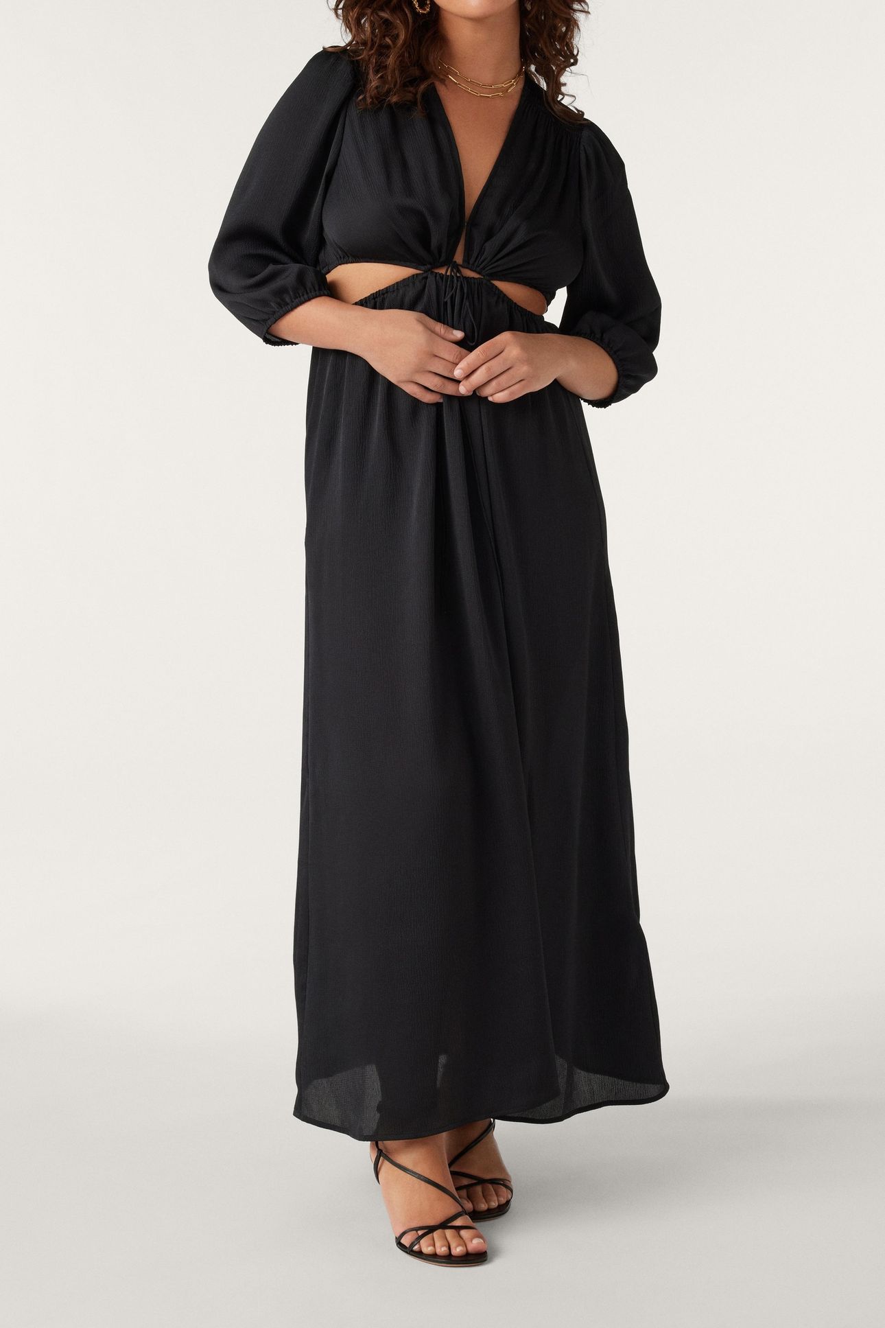MID-LENGTH DRESS BLACK 1