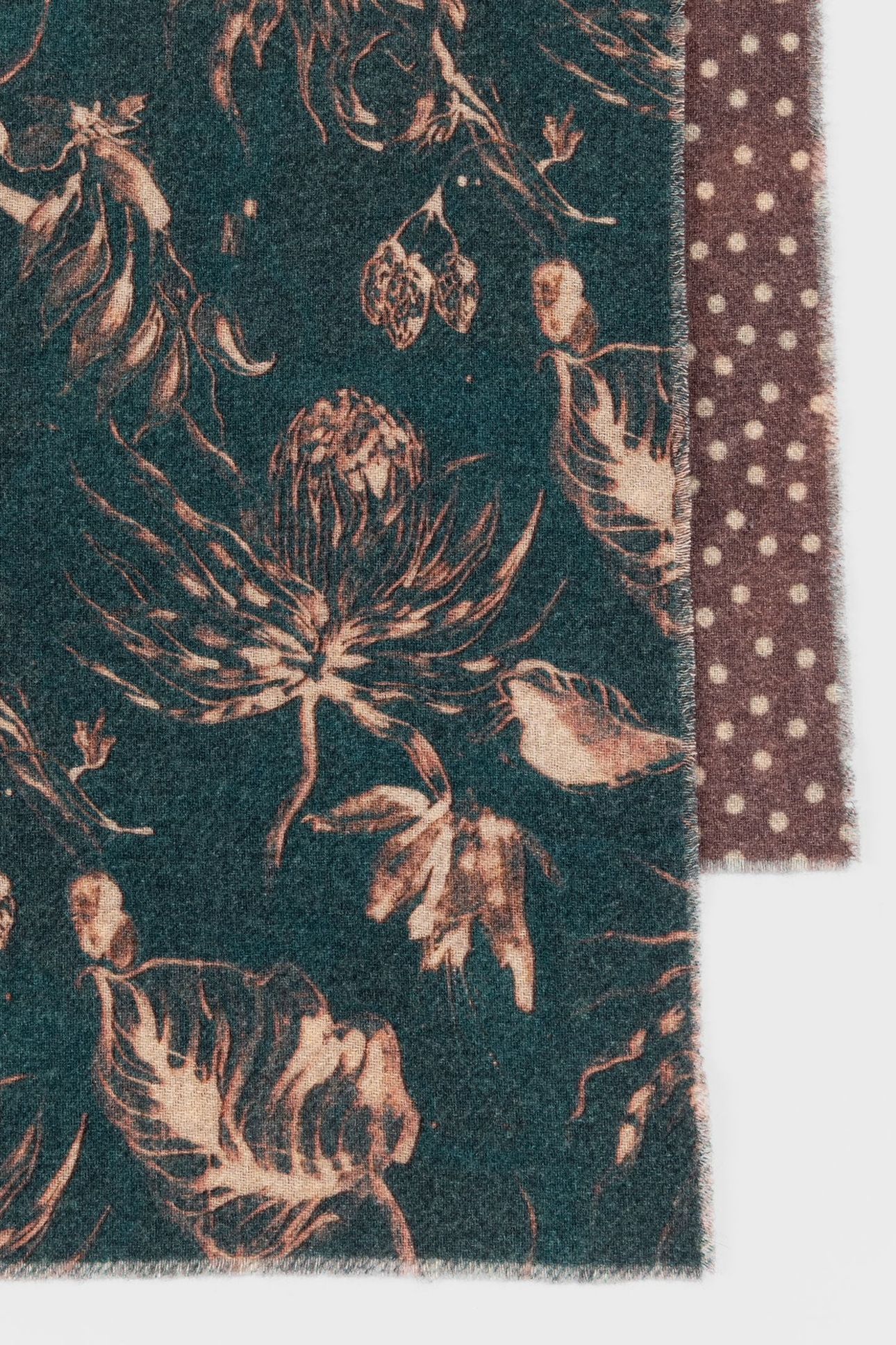 MEN SCARF THISTLEBERRY PETROL GREEN 2