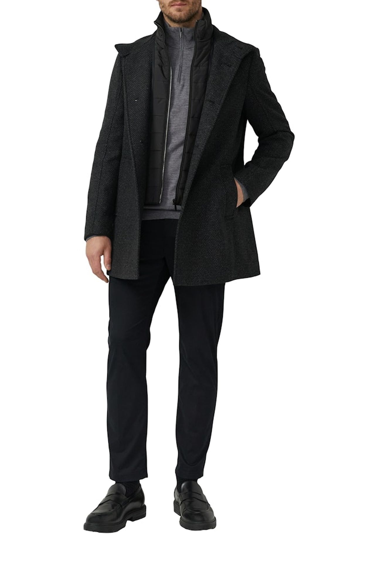 S.OLIVER JACKETS OUTDOOR GREY/BLACK 6
