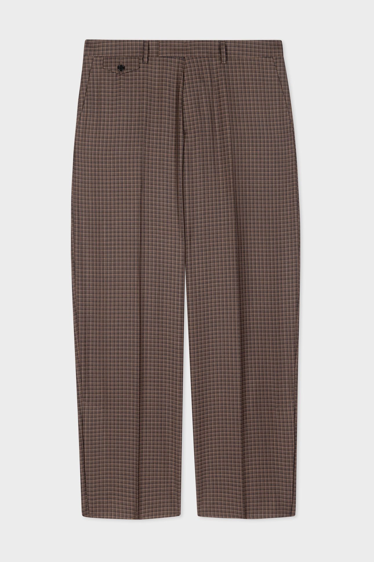 MENS SLIM FIT TROUSER DARK BROWN 4