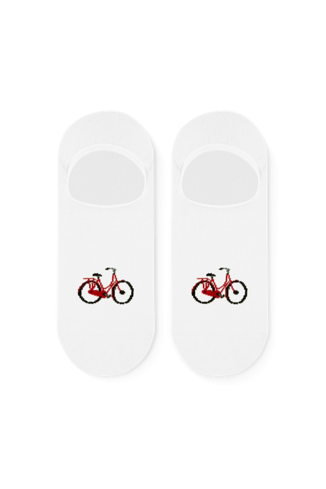 A-DAM 3-PACK CASUAL SOCKS WHITE BIKE OPTIC WHITE 2