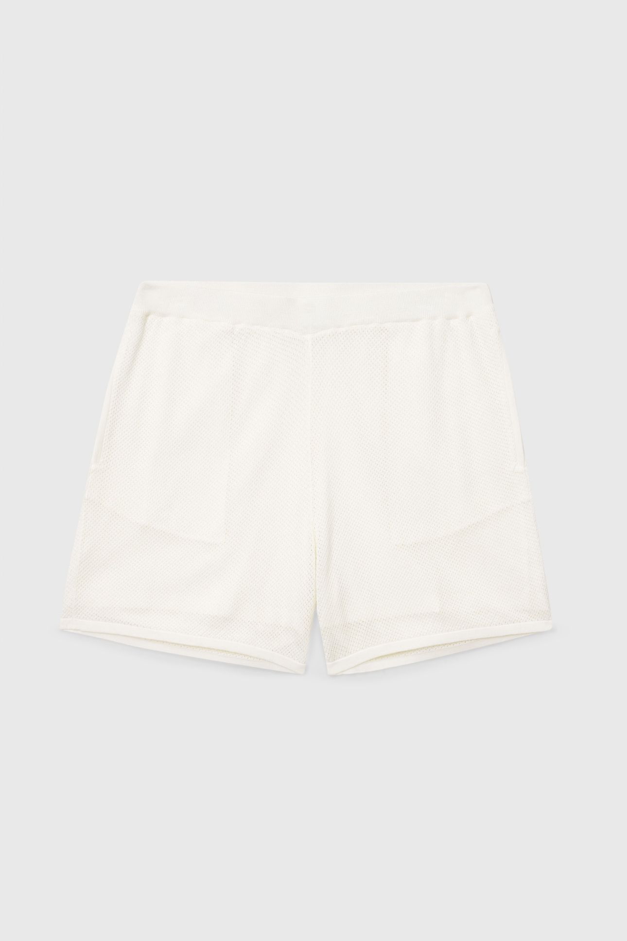 MARVIN MESH SWEATER SHORTS WHITE 2