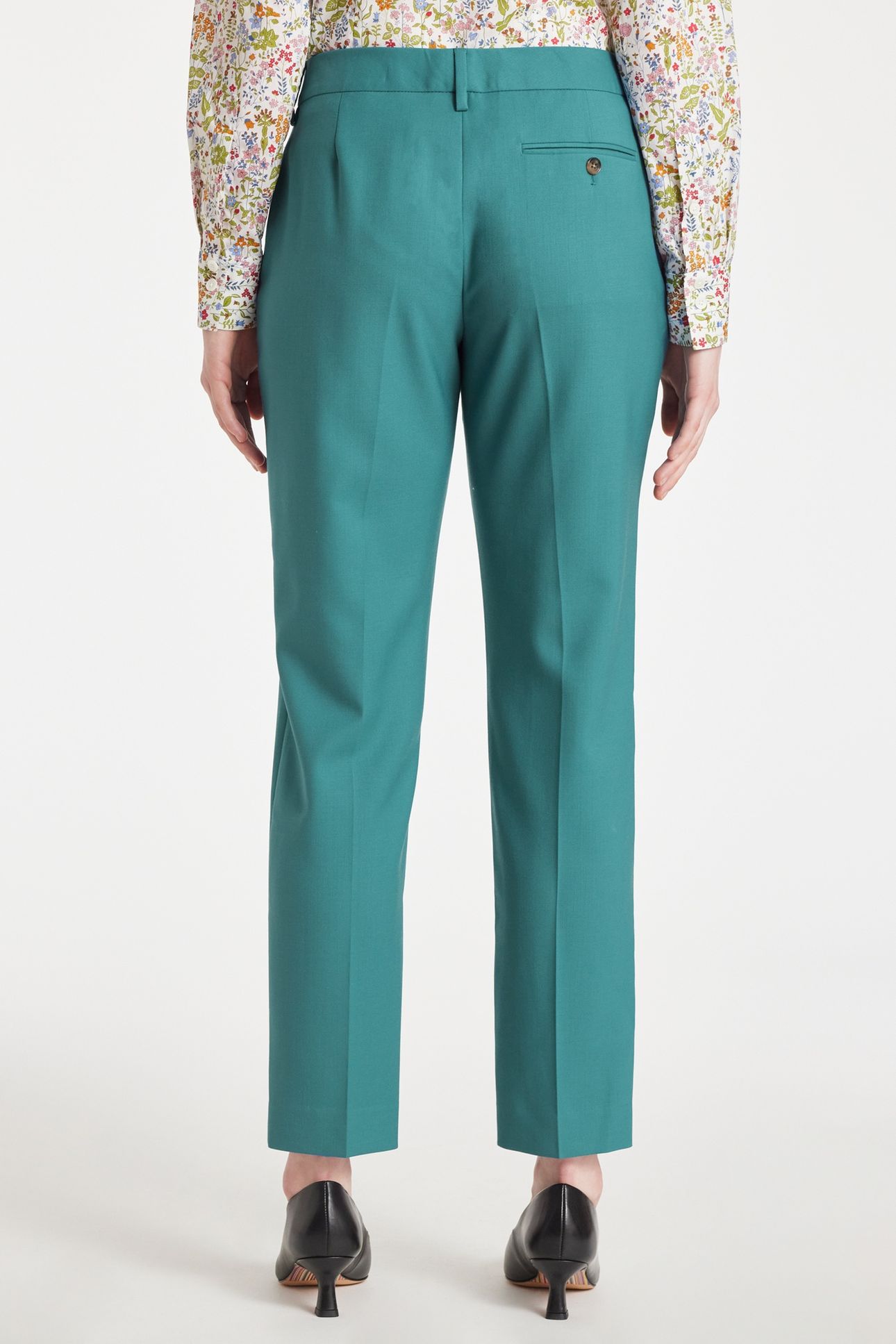 WOMENS TROUSERS BOTTLE GREEN 2