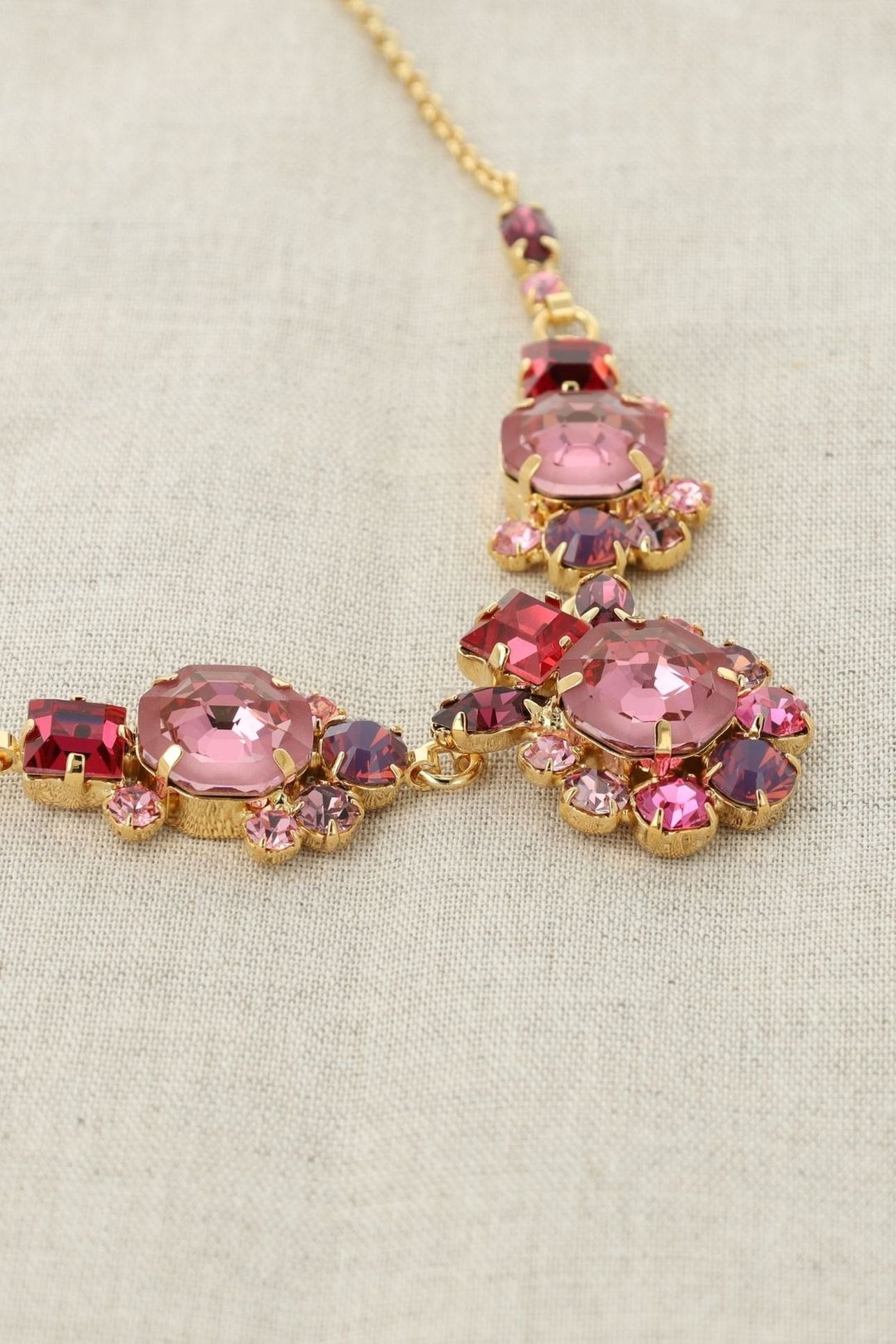 LALIQUE NECKLACE PINK PINK 7