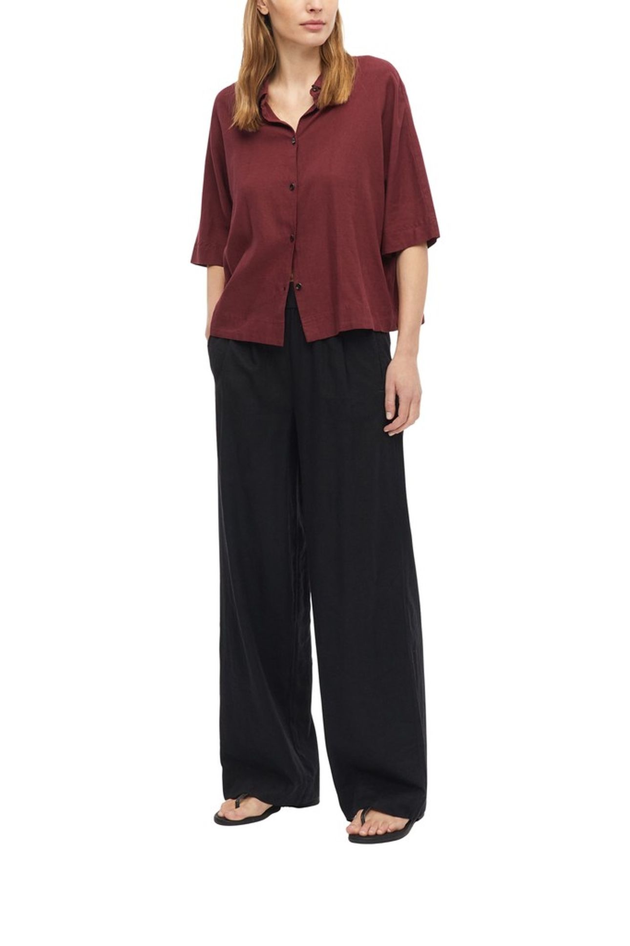 S.OLIVER BLOUSES BURGUNDY 2
