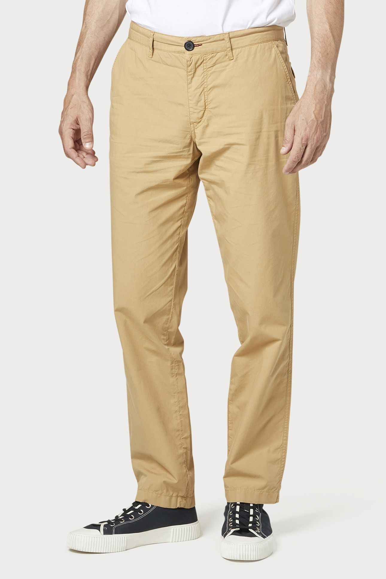MENS TAPERED FIT CHINO TAN 1