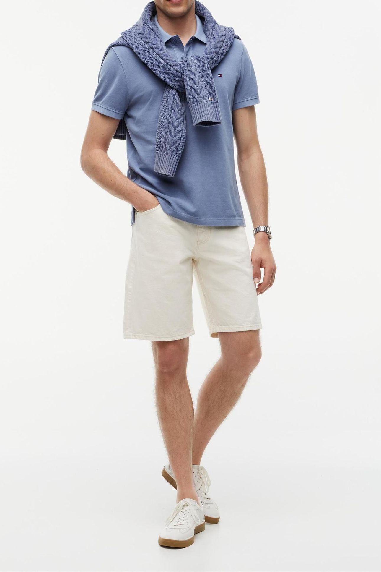 GARMENT DYE REGULAR POLO BRISK BLUE 2