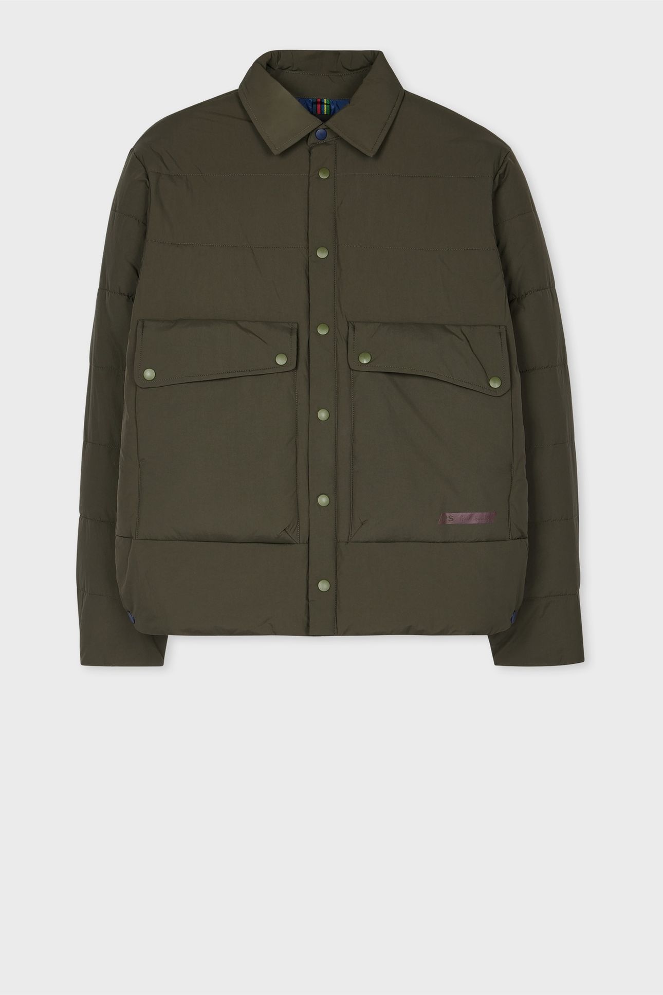 MENS FIBRE DOWN JACKET VERY DARK GREEN 4