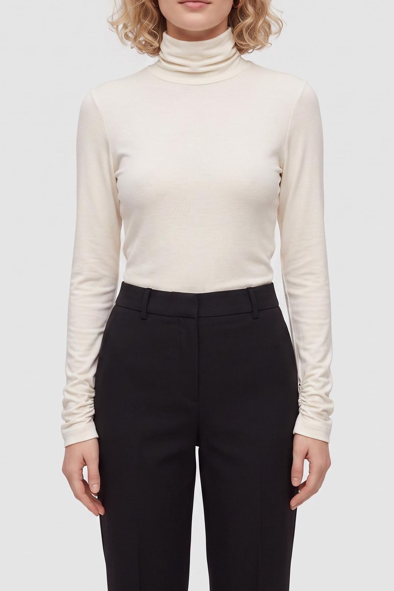ASTRID TURTLE NECK L MACADAMIA 1