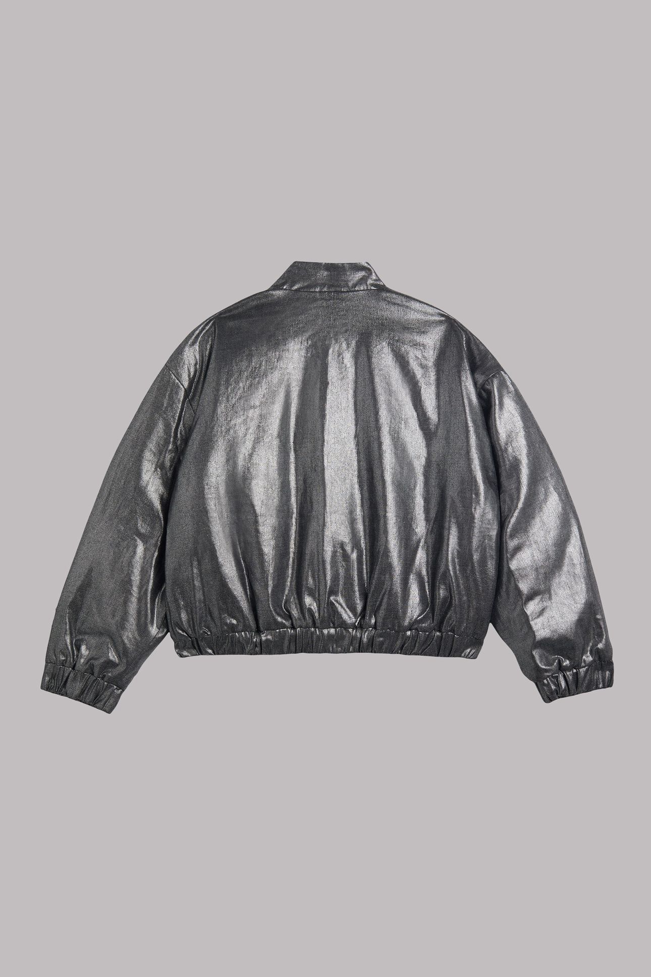 THE SILVER BOMBER JACKET SILVER 4