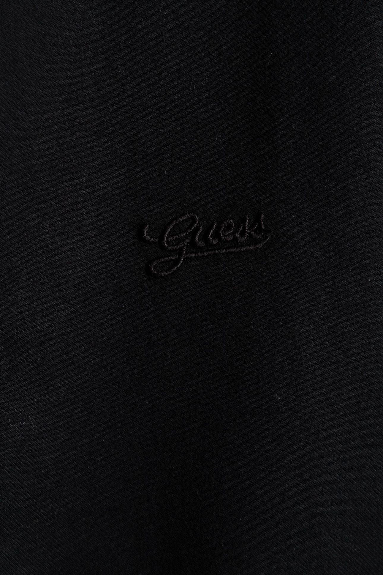 LS FLANNEL TWILL SHI JET BLACK A996 4