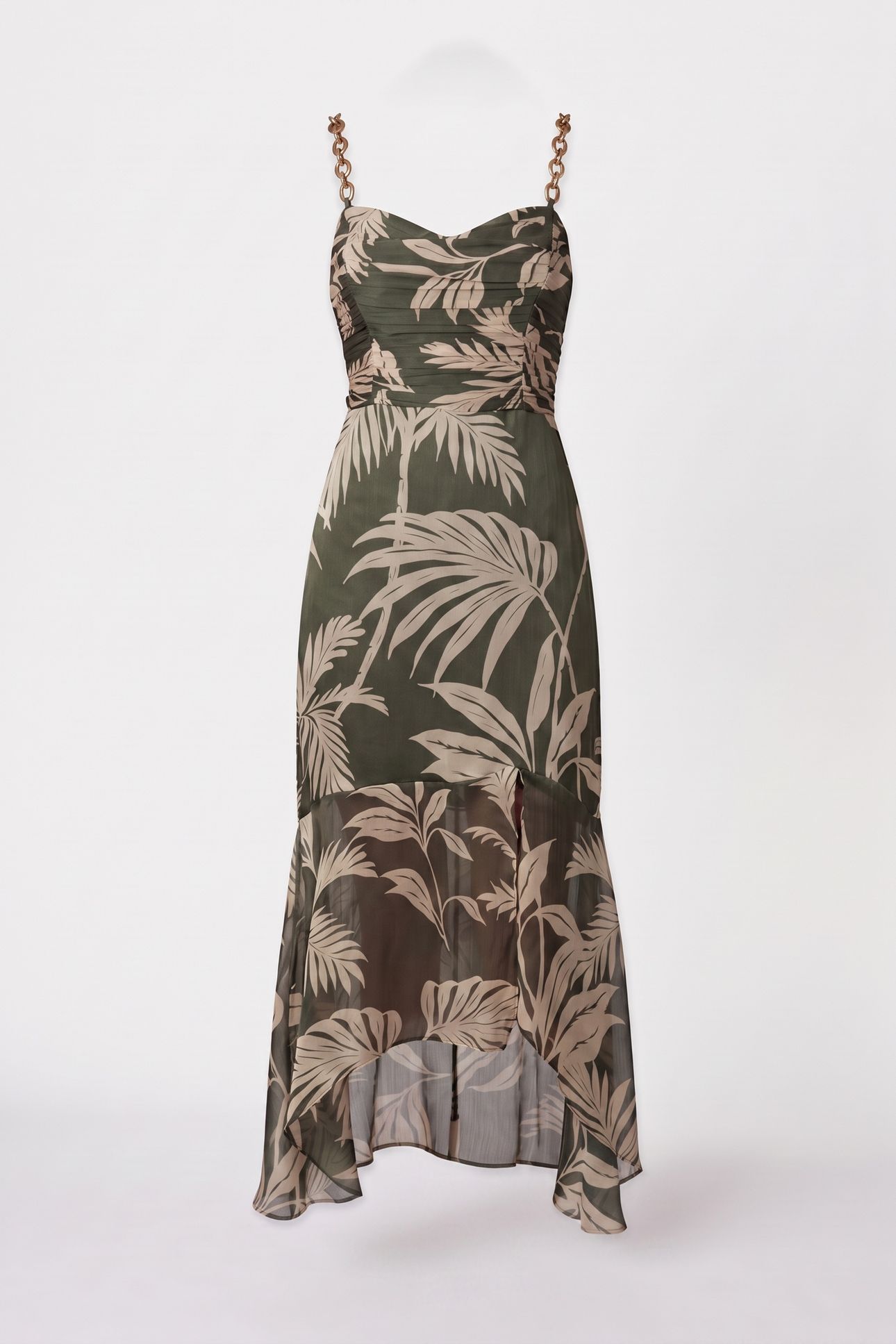 SL STACIE DRESS FOREST TROPICAL PRIN 3