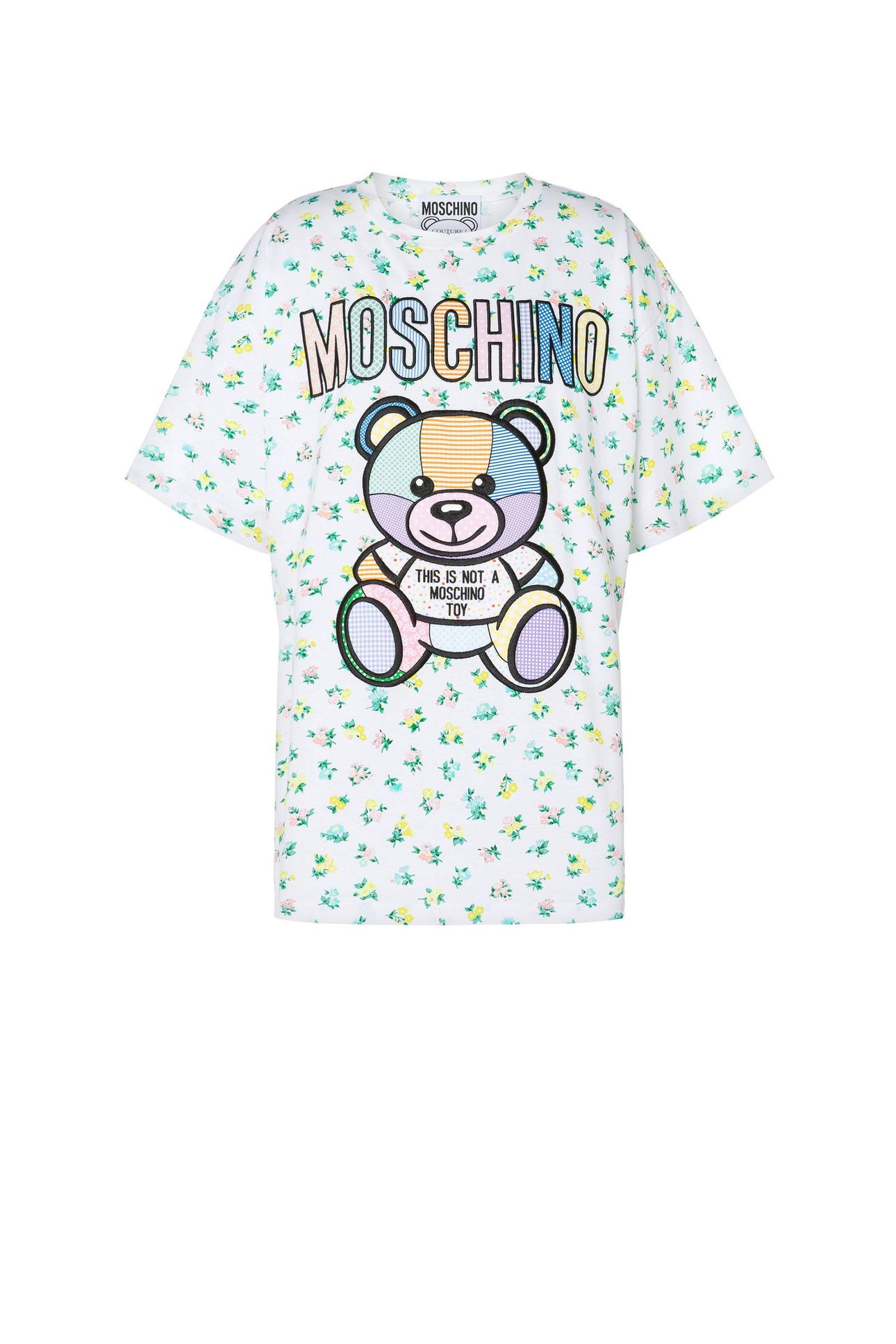 TEDDY PATCHWORK FLORAL T-SHIRT WHITE 3