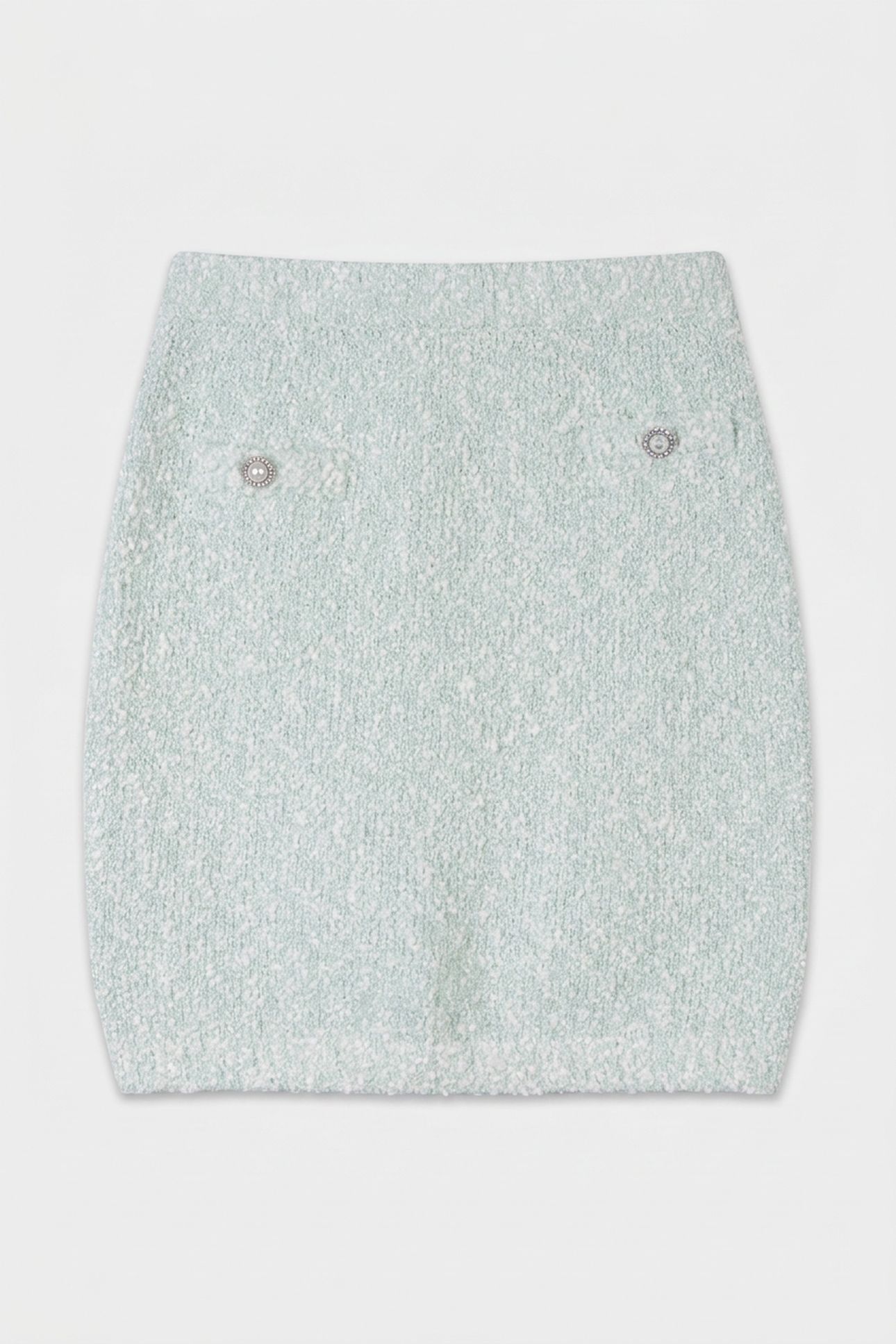 DOROTHY SKIRT SWTR CREAM AND WHITE COMB 3