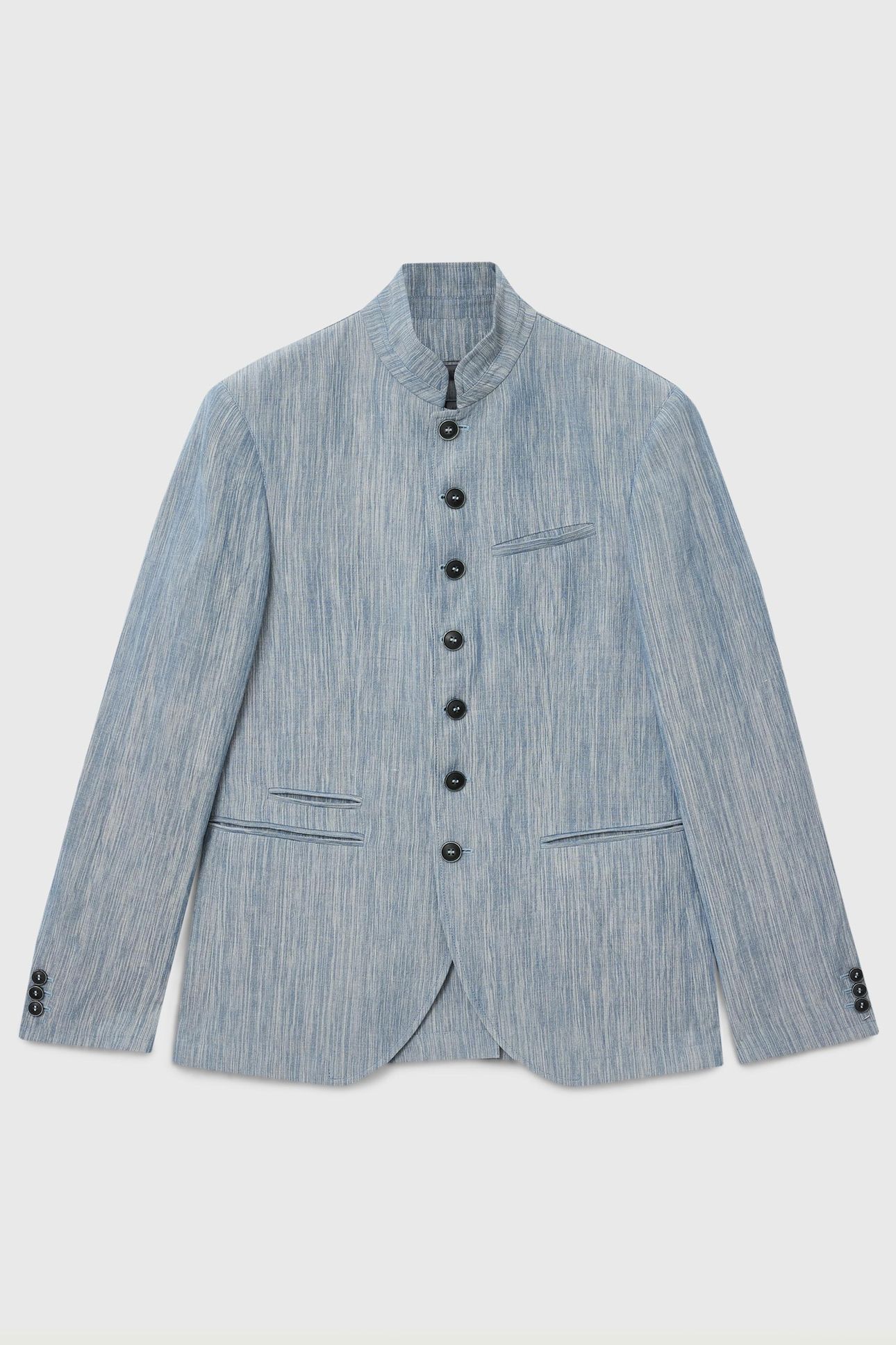 REDWOOD JACKET - SLIM FIT MULTI BTN CLOS BLUE MIST 2