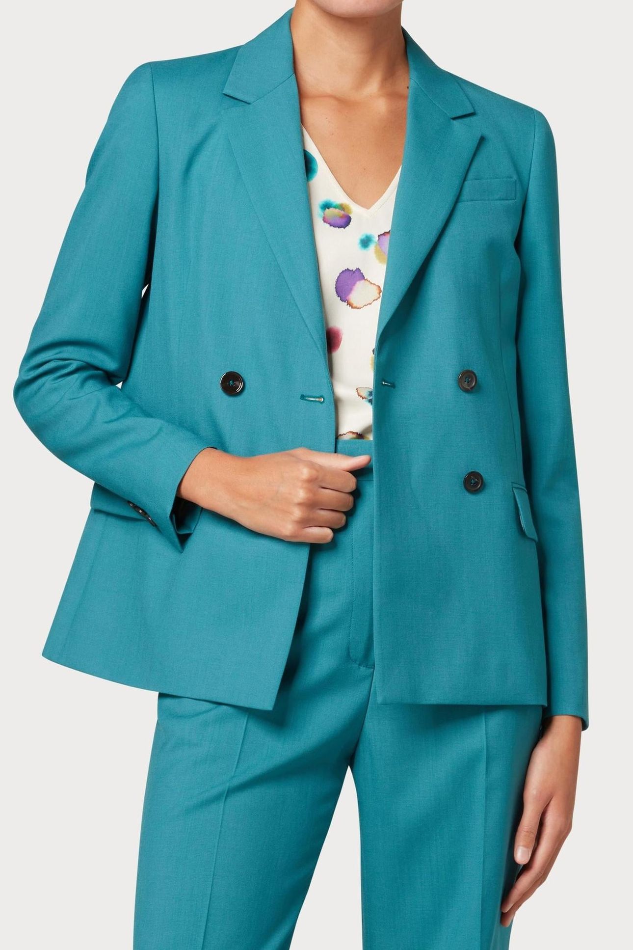 WOMENS JACKET PETROL GREEN 1
