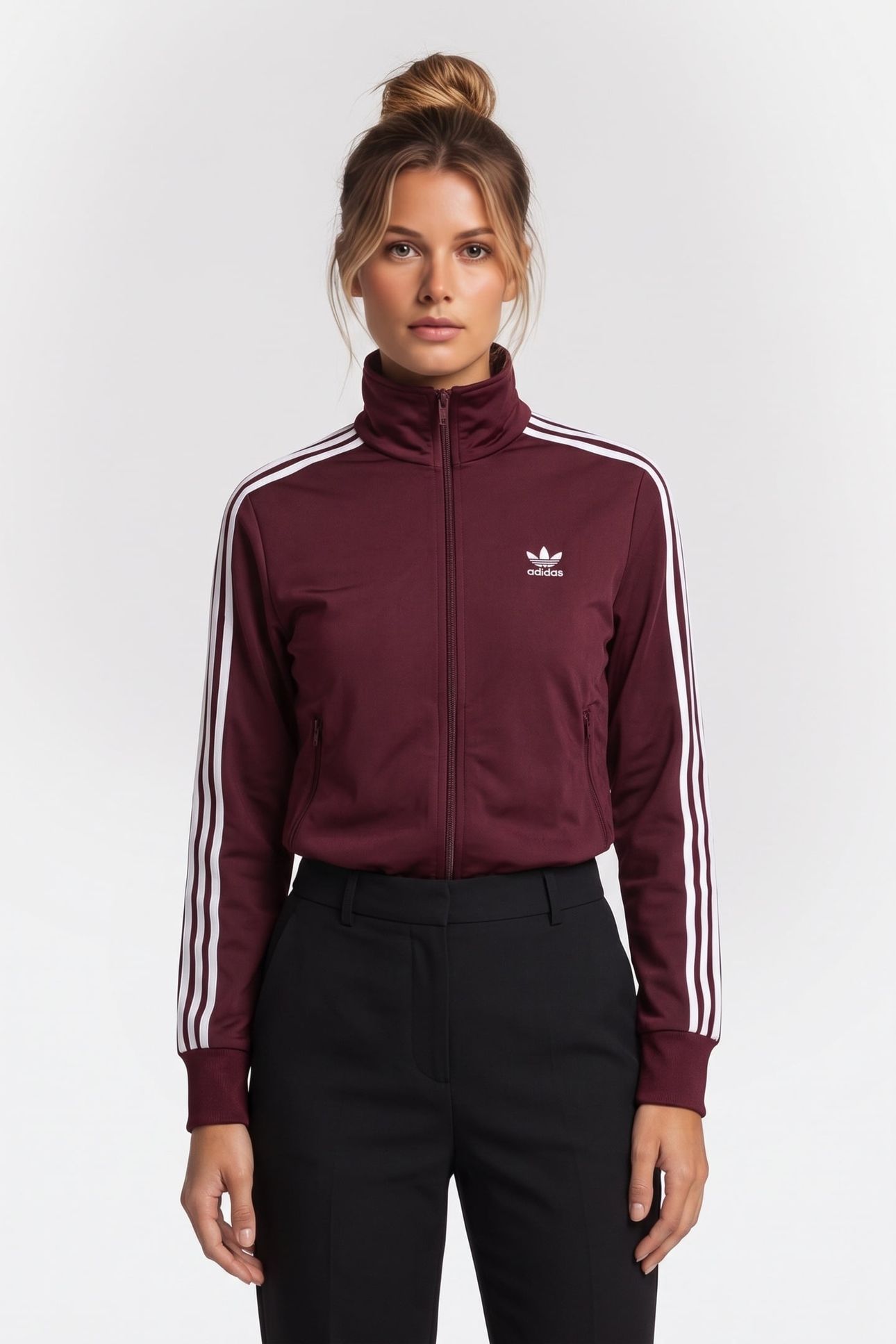 UNISEX ORIGINALS FIREBIRD ADICOLOR TRACKTOP MAROON 1