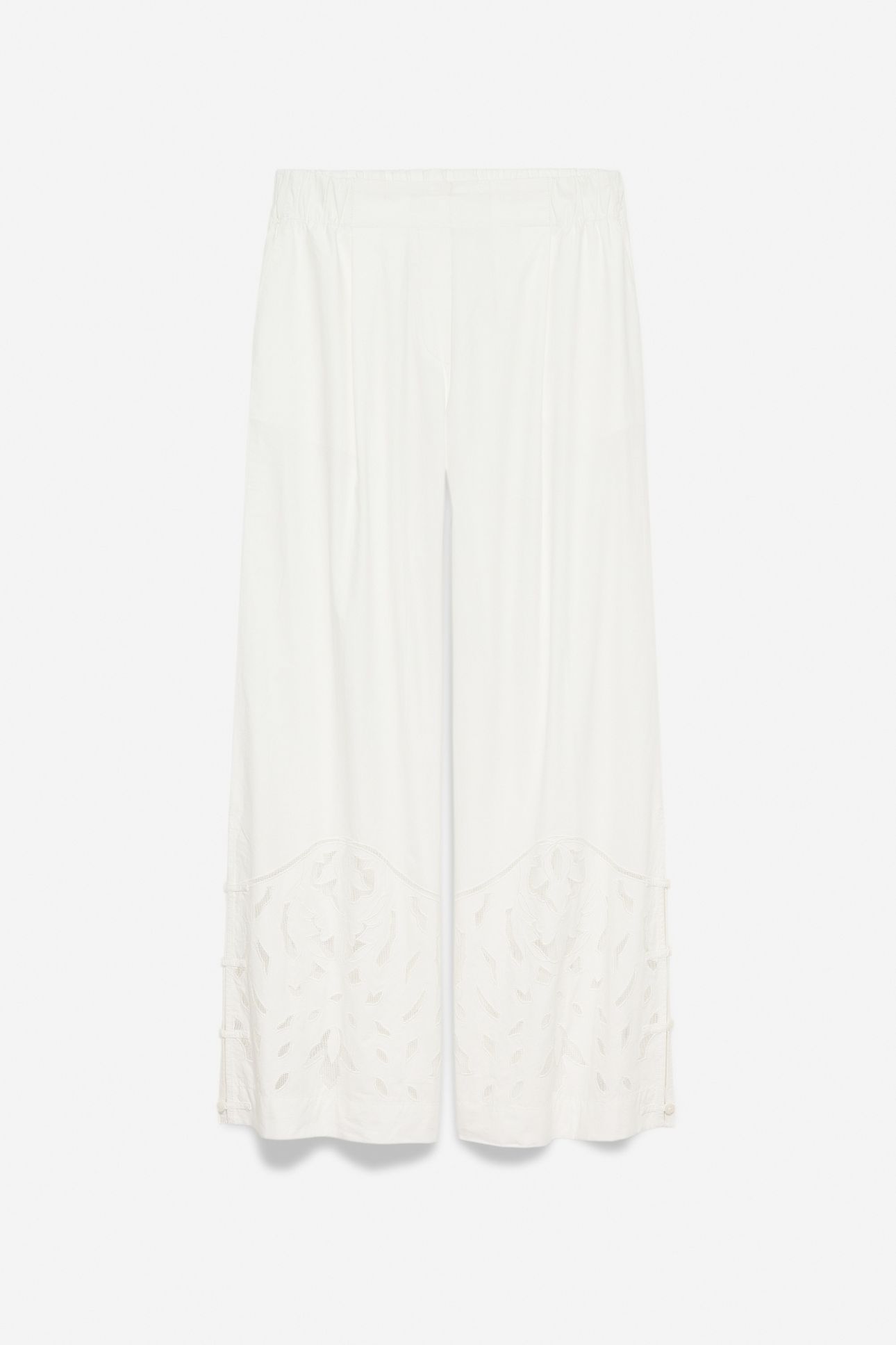 PANTS MOONFLOWER EMBR VERY WHITE 3