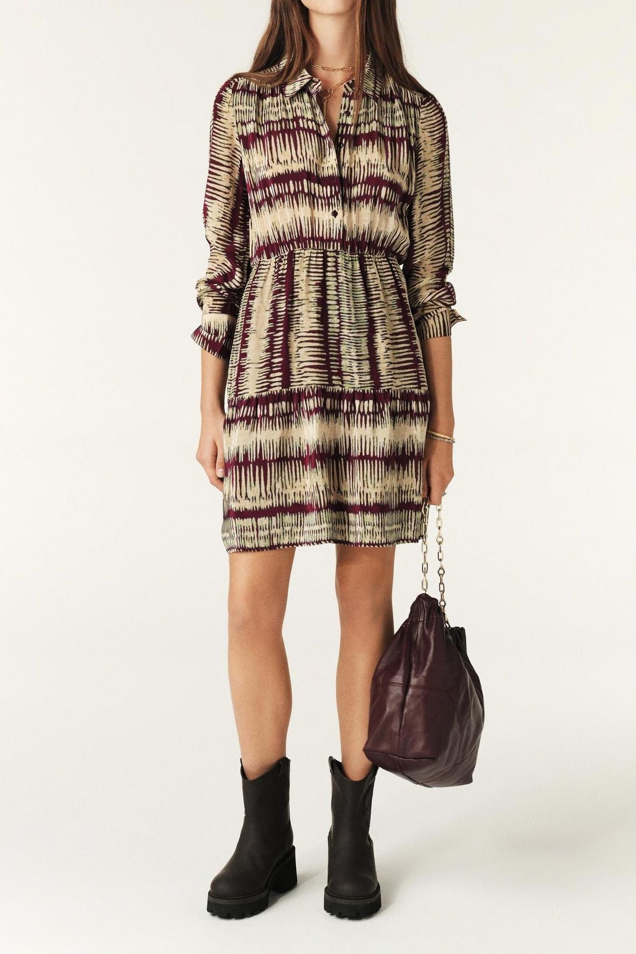 MINI DRESS BORDEAUX 1