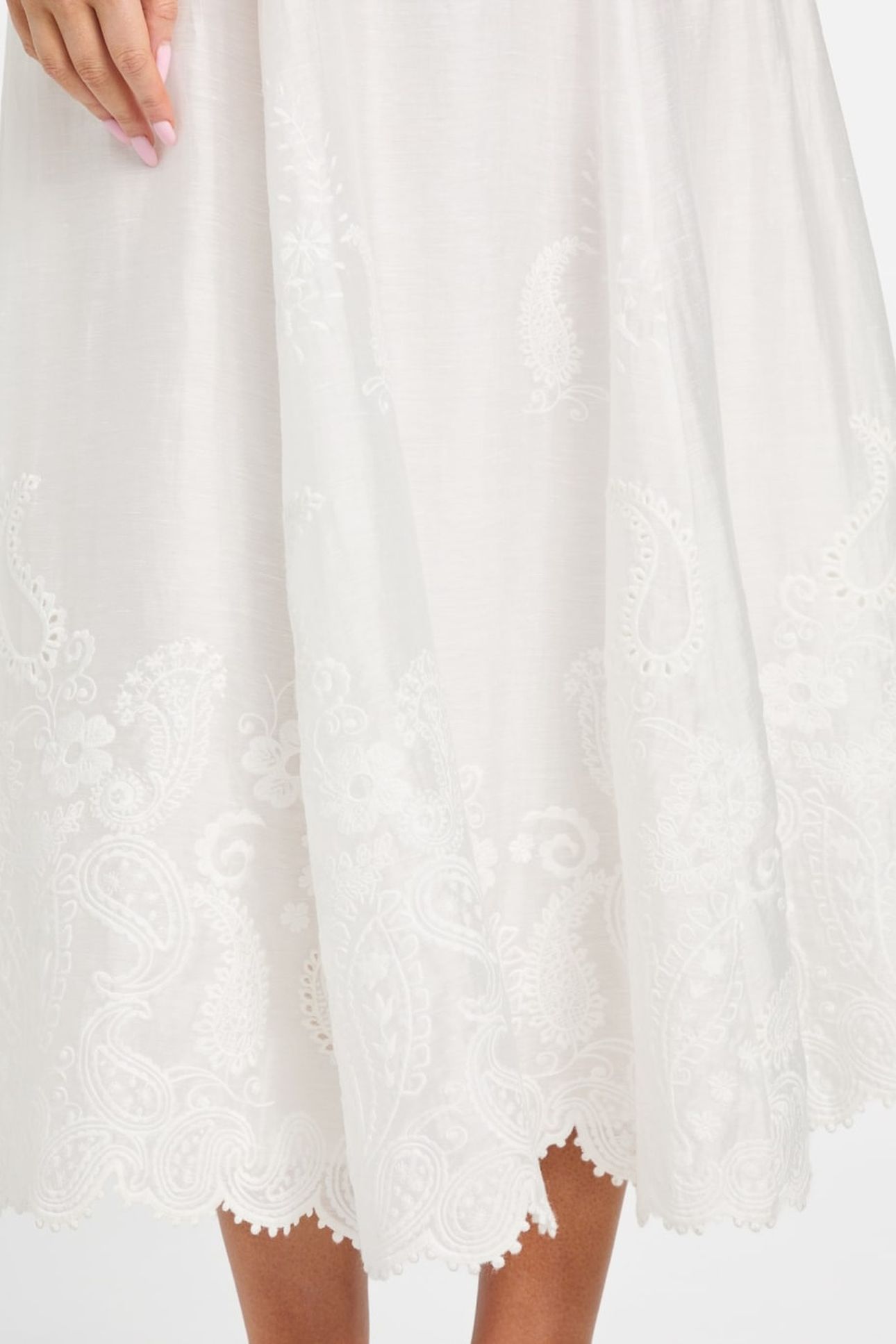 MINDY EMBROIDERED MI WHITE PEAKS 10