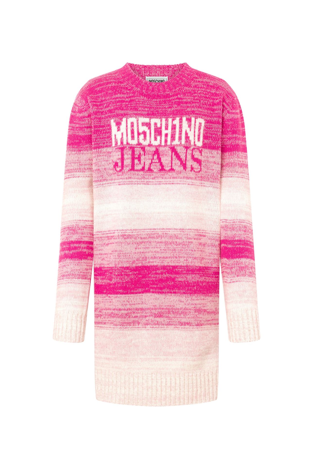 DEGRADÉ WOOL BLEND DRESS PINK 3
