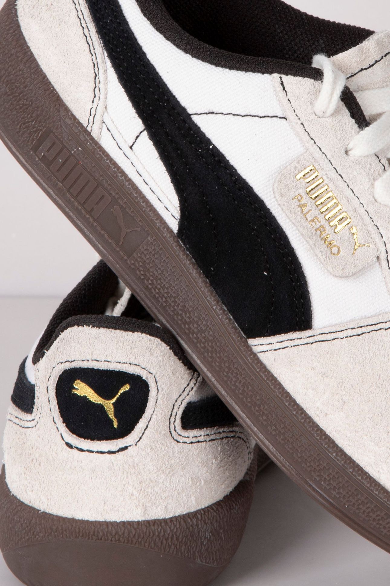 UNISEX PALERMO VINTAGE JUNIOR FROSTED IVORY-BLACK-GOLD 2
