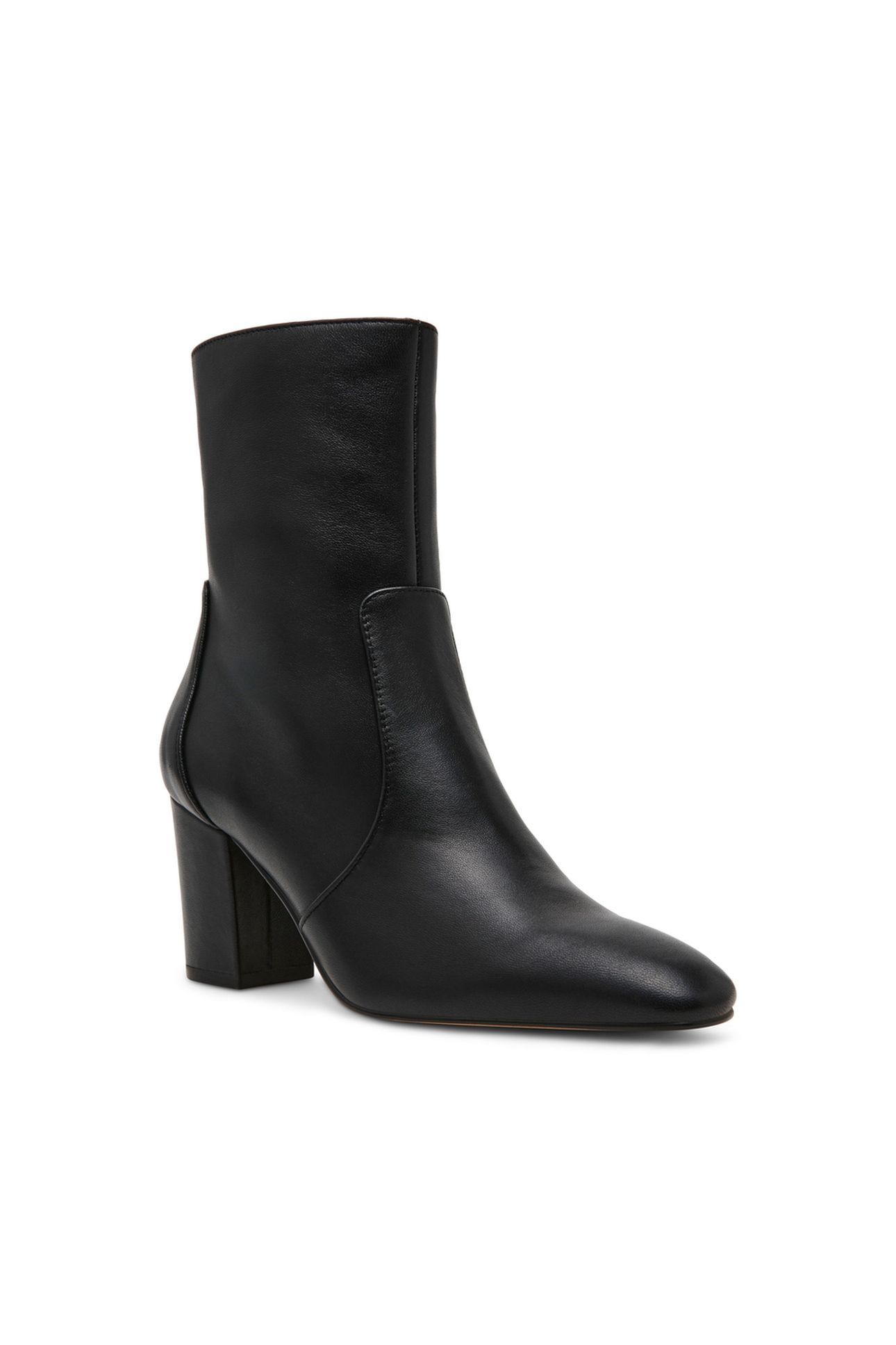 CROSSBAR BOOTIES BLACK LEATHER 3
