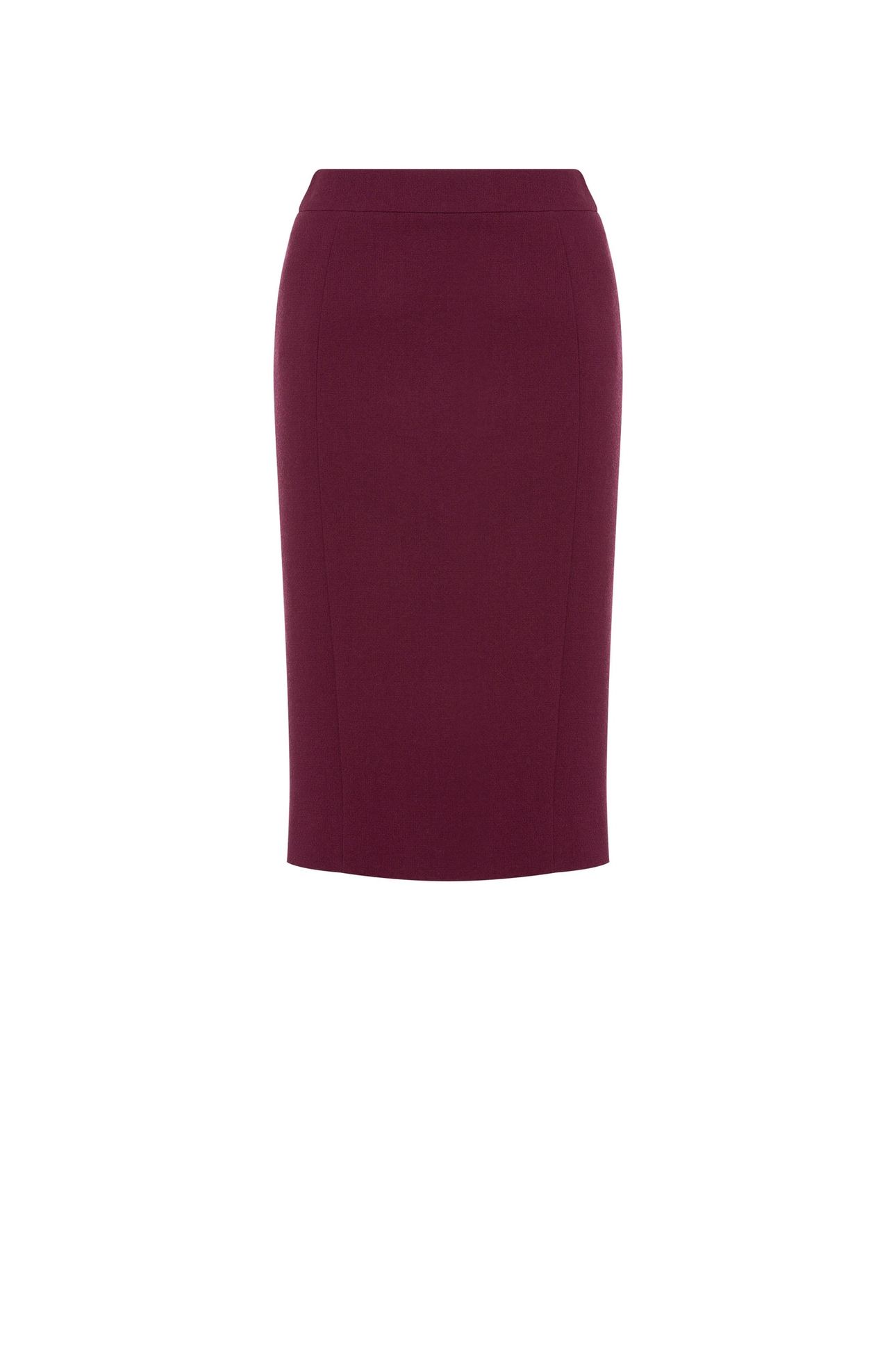 WOOL AND VISCOSE BOUCLÉ SKIRT RED 3