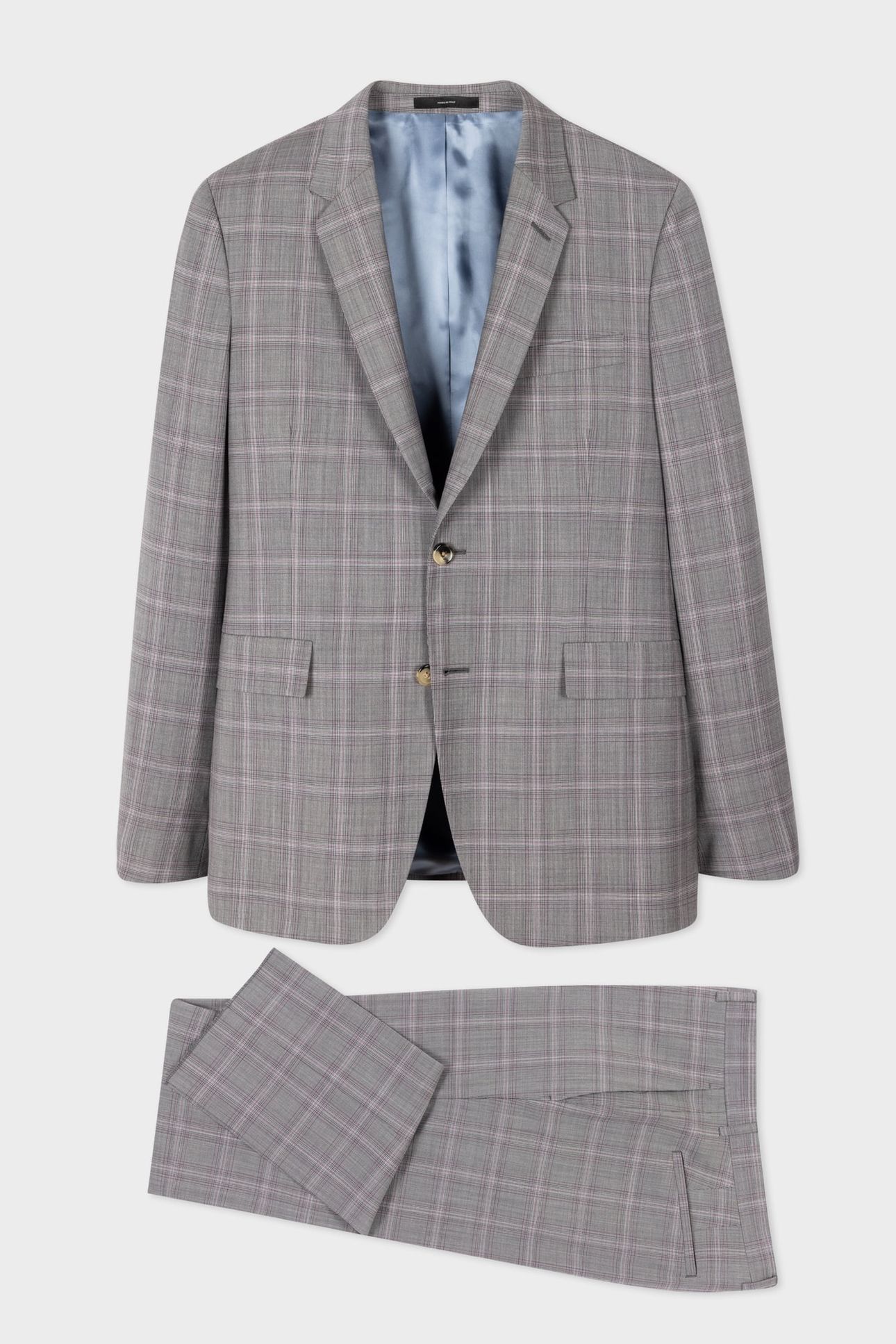 MENS SLIM FIT 2BTN SUIT GREY 1