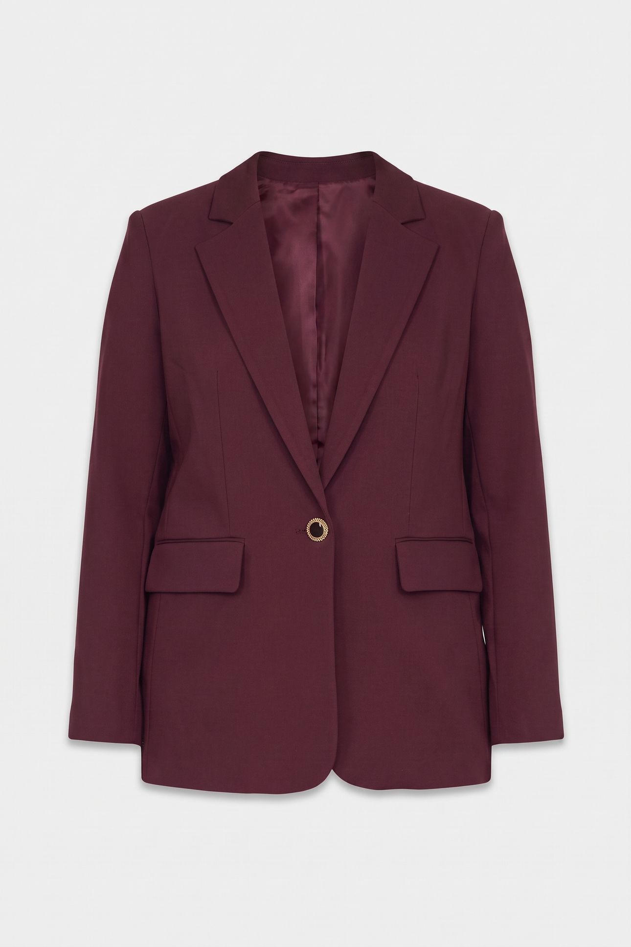 LIA STRAIGHT BLAZER REGAL PLUM 3