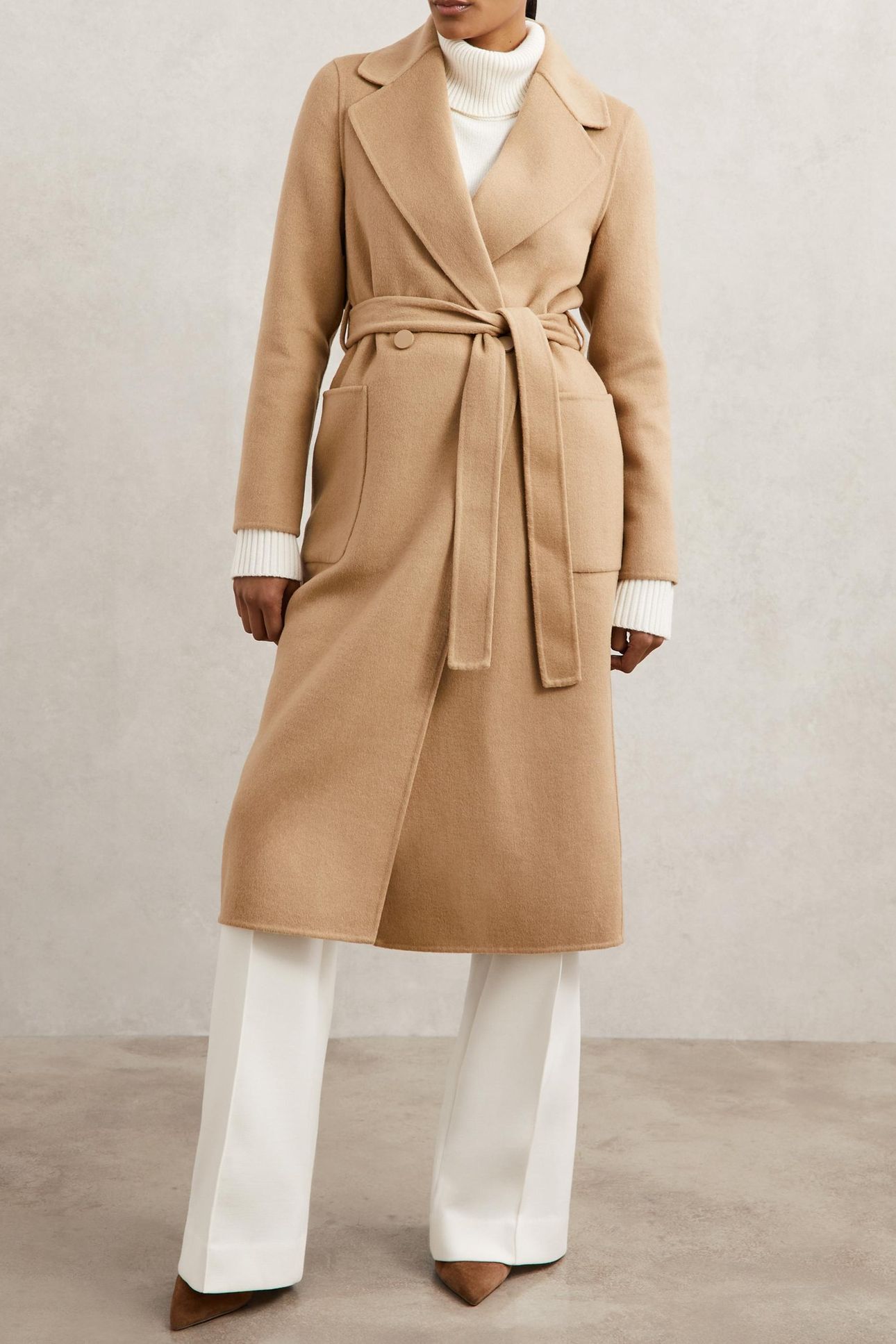 DB BLINDSEAM COAT CAMEL 1
